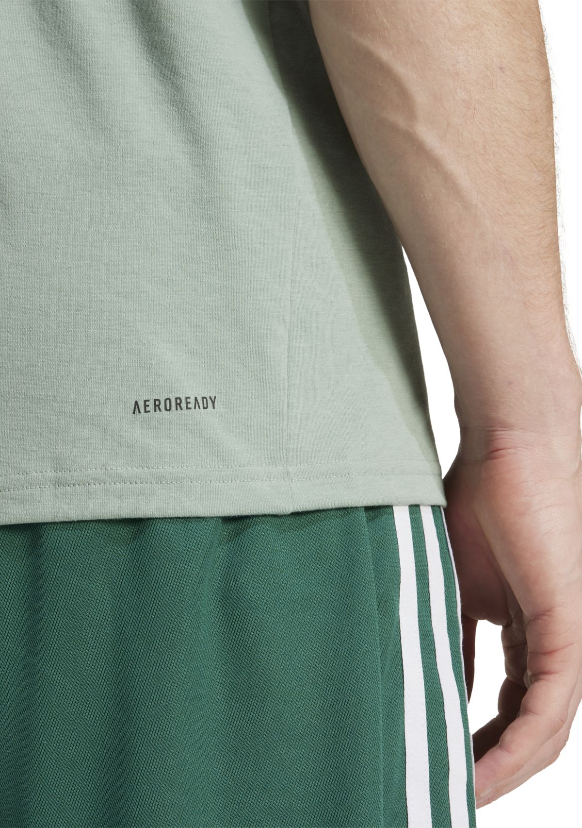 Three Stripe Logo Front Graphic T-Shirt