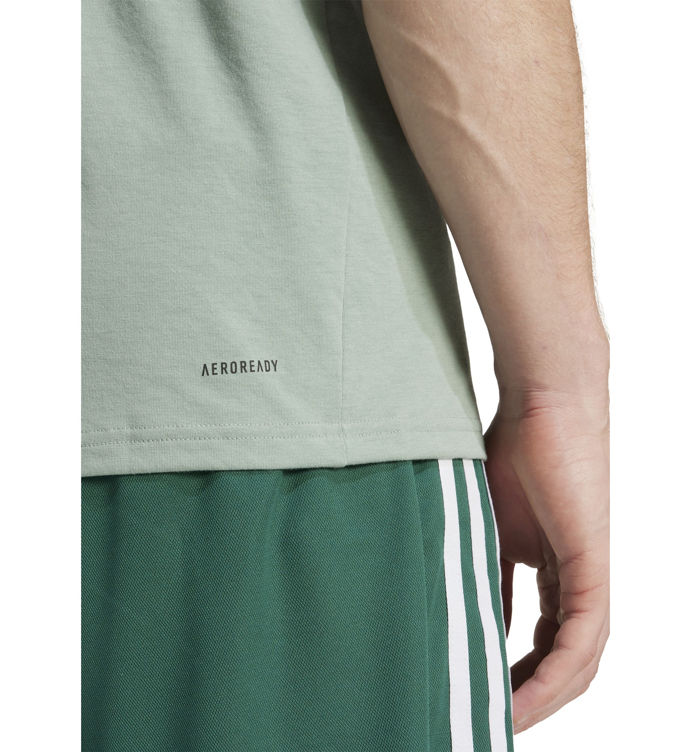 Three Stripe Logo Front Graphic T-Shirt