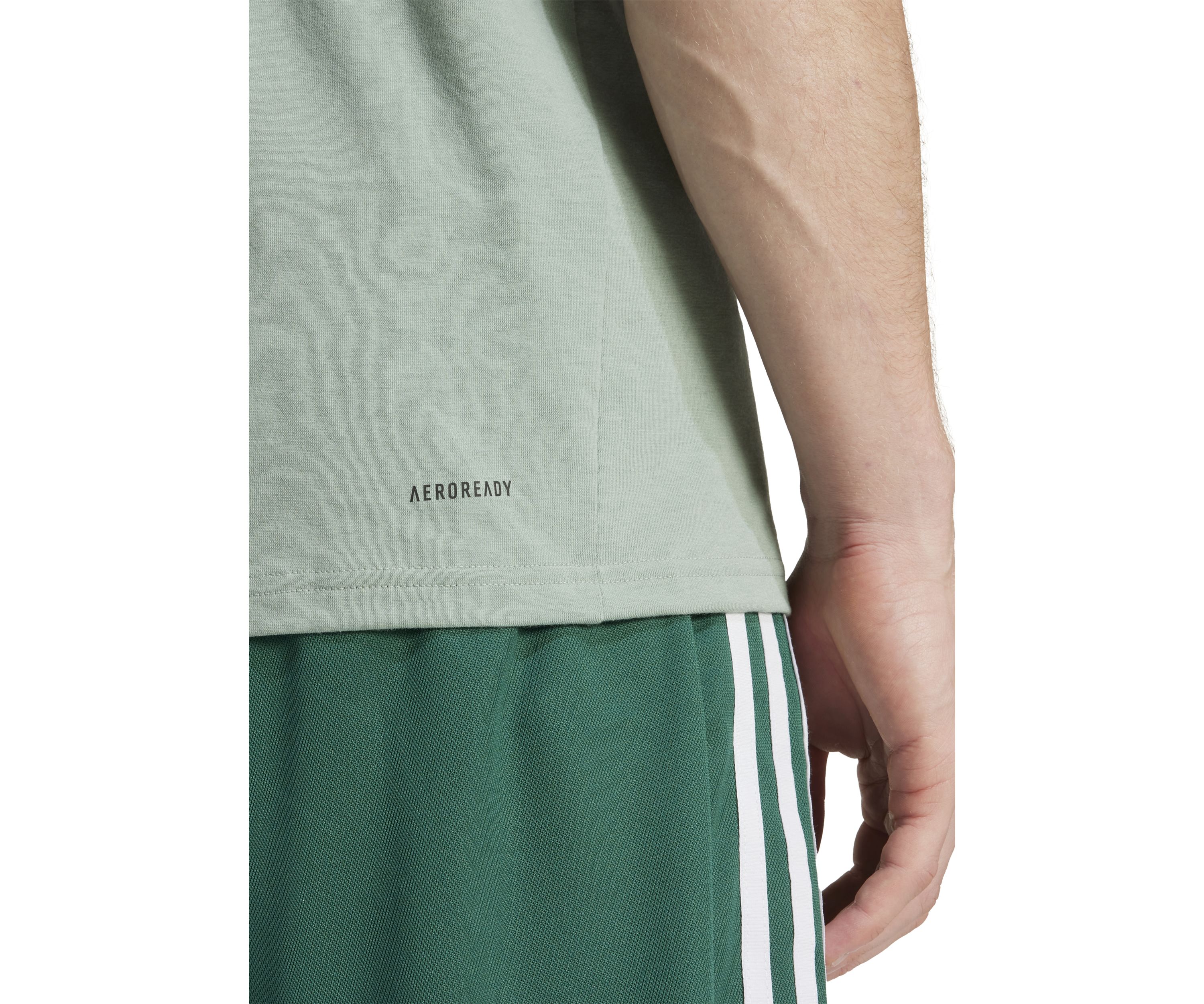 Three Stripe Logo Front Graphic T-Shirt
