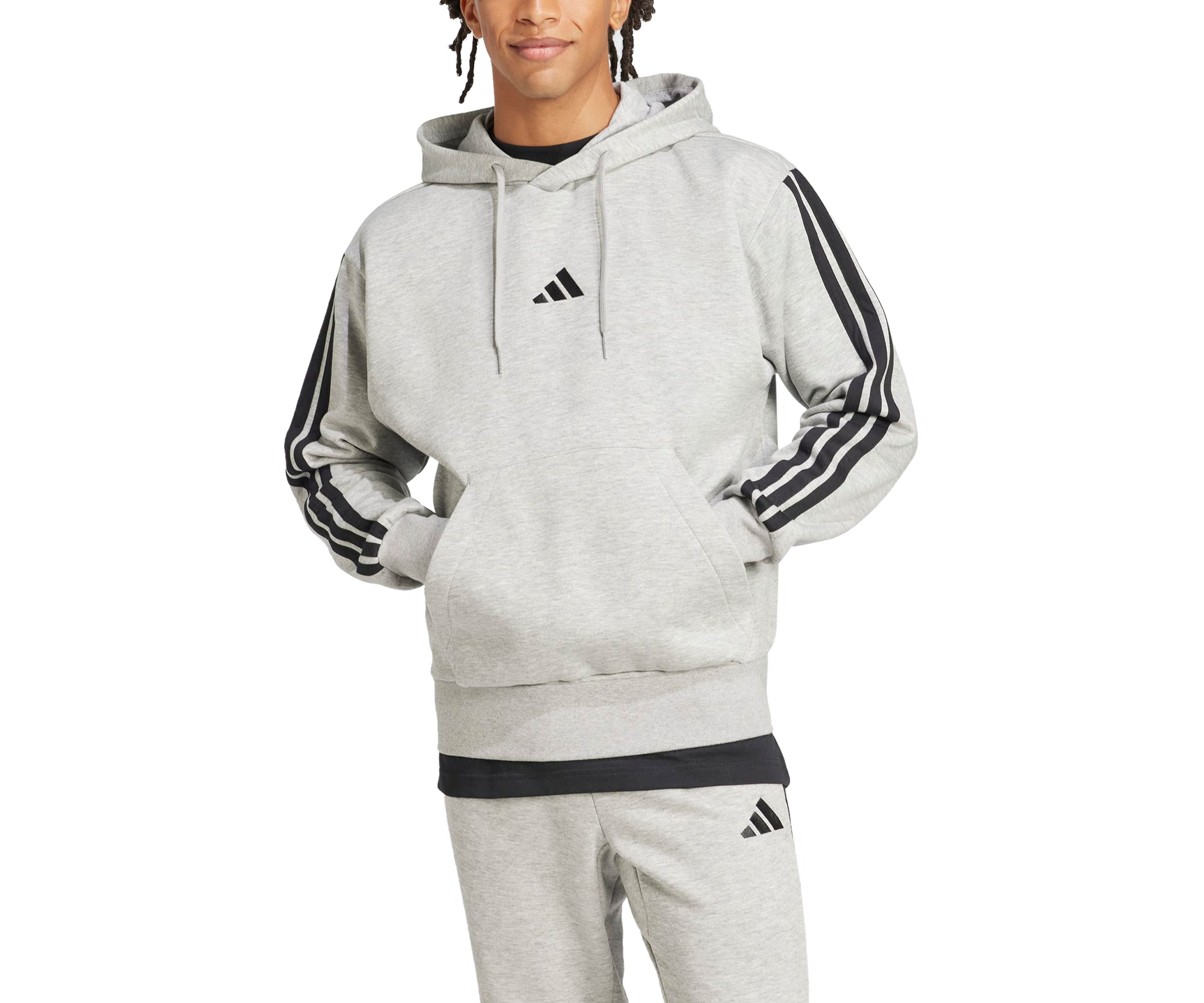Essentials 3-Stripes Fleece Hoodie