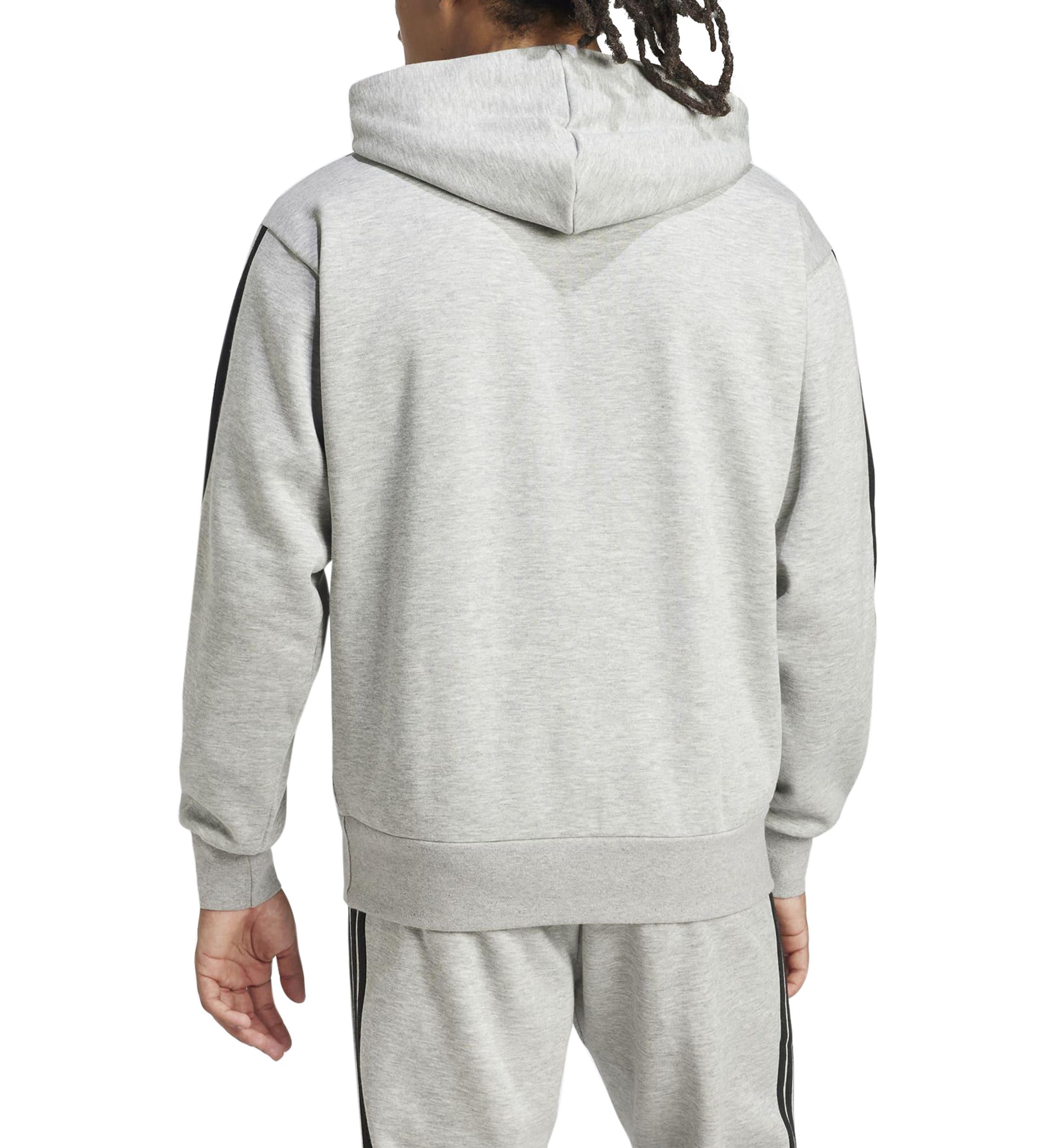 Essentials 3-Stripes Fleece Hoodie