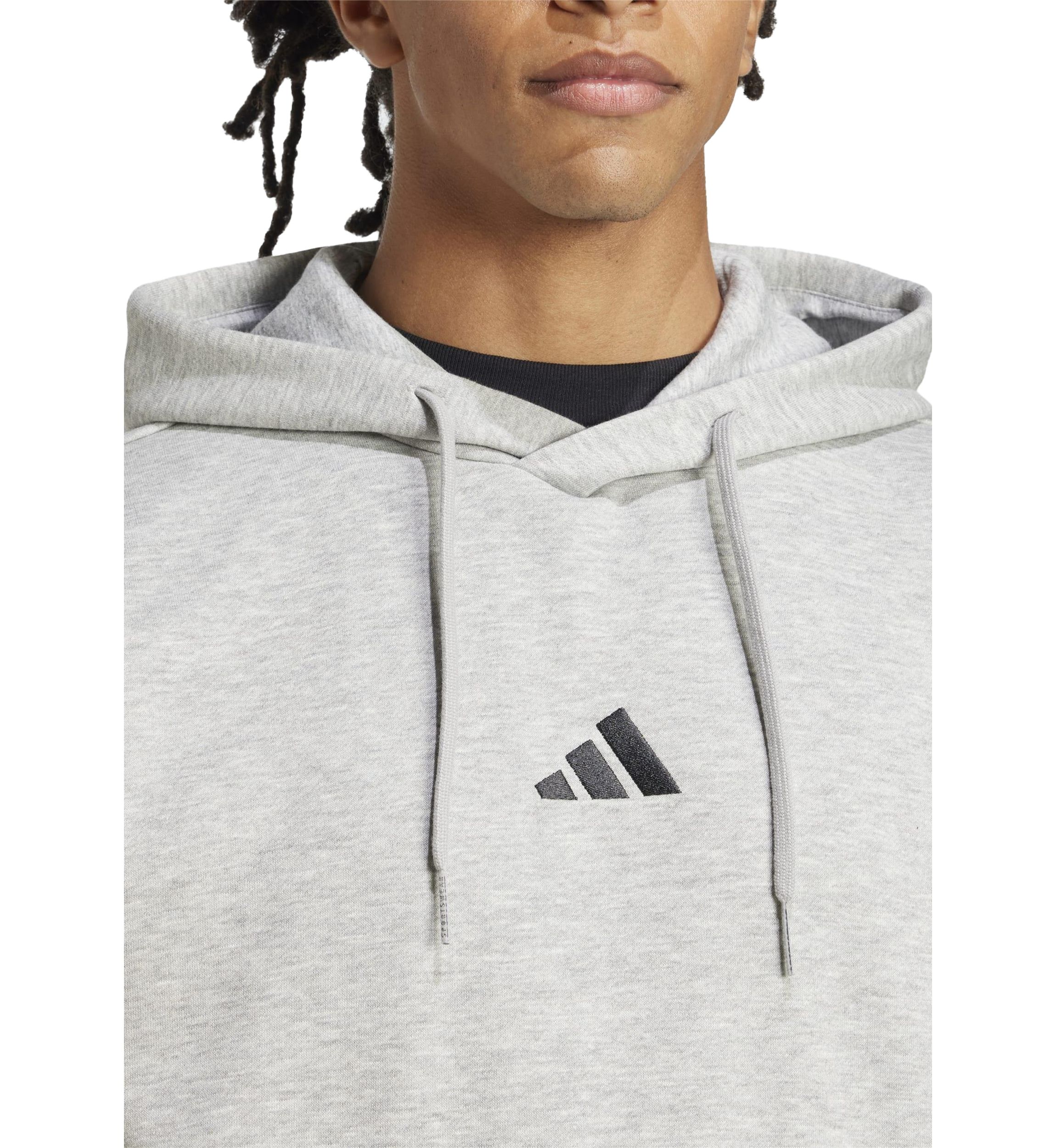 Essentials 3-Stripes Fleece Hoodie