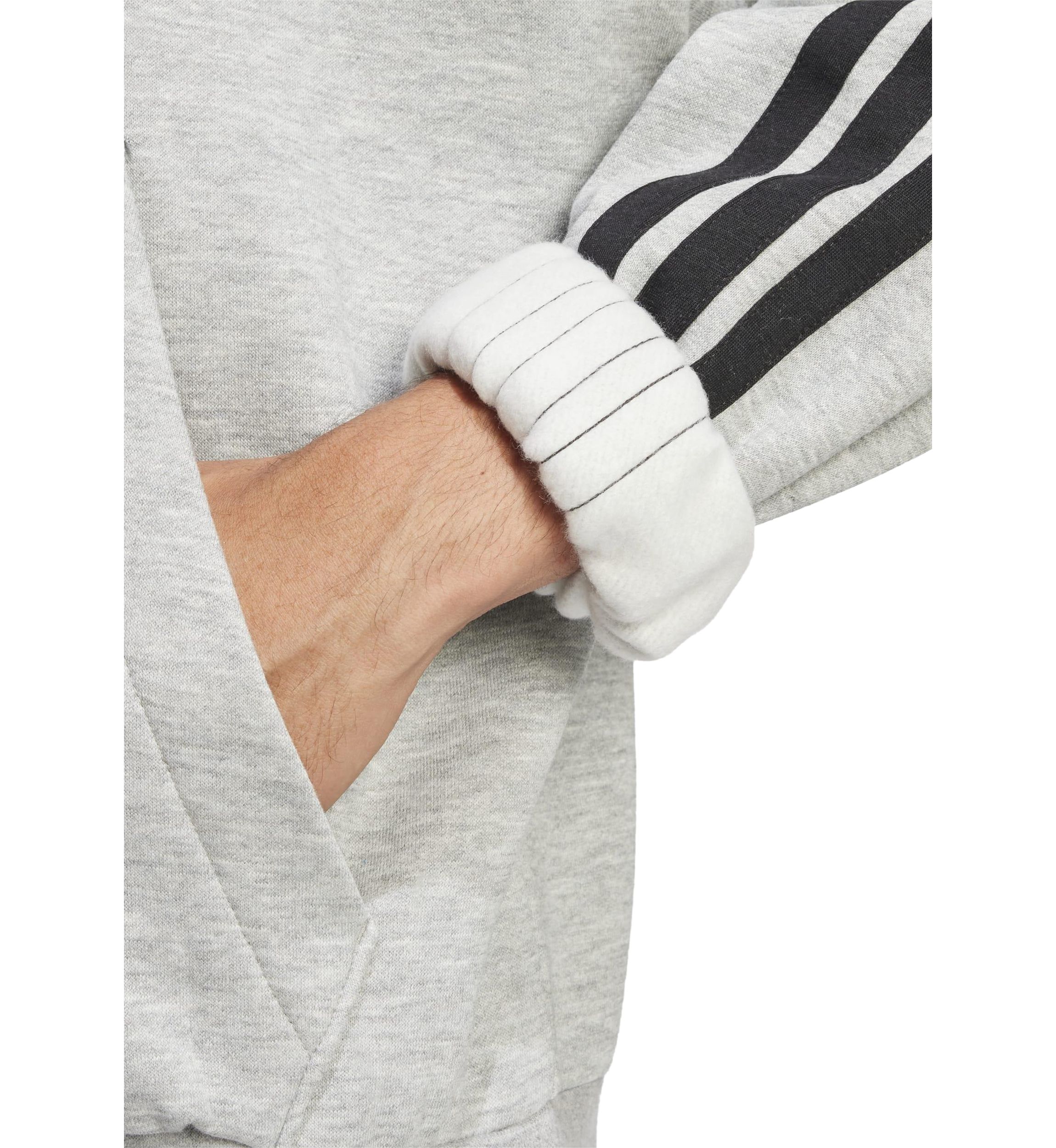 Essentials 3-Stripes Fleece Hoodie