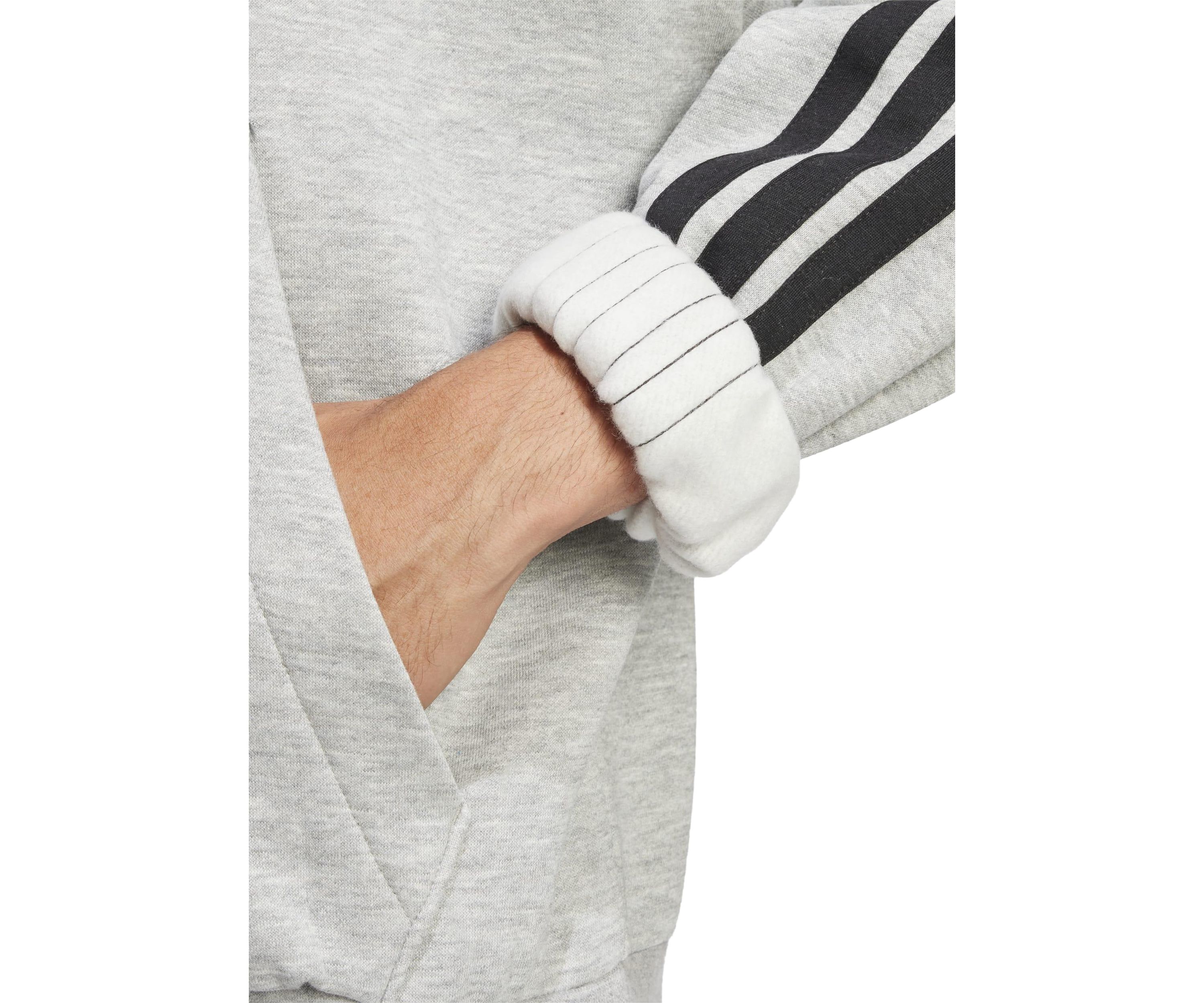 Essentials 3-Stripes Fleece Hoodie