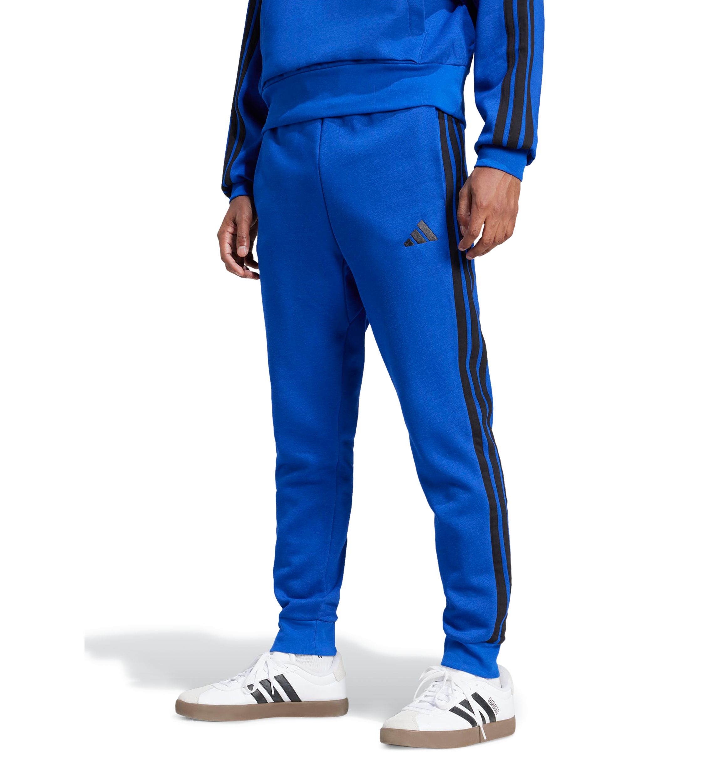 Essentials 3-Stripes Open Hem Fleece Pants
