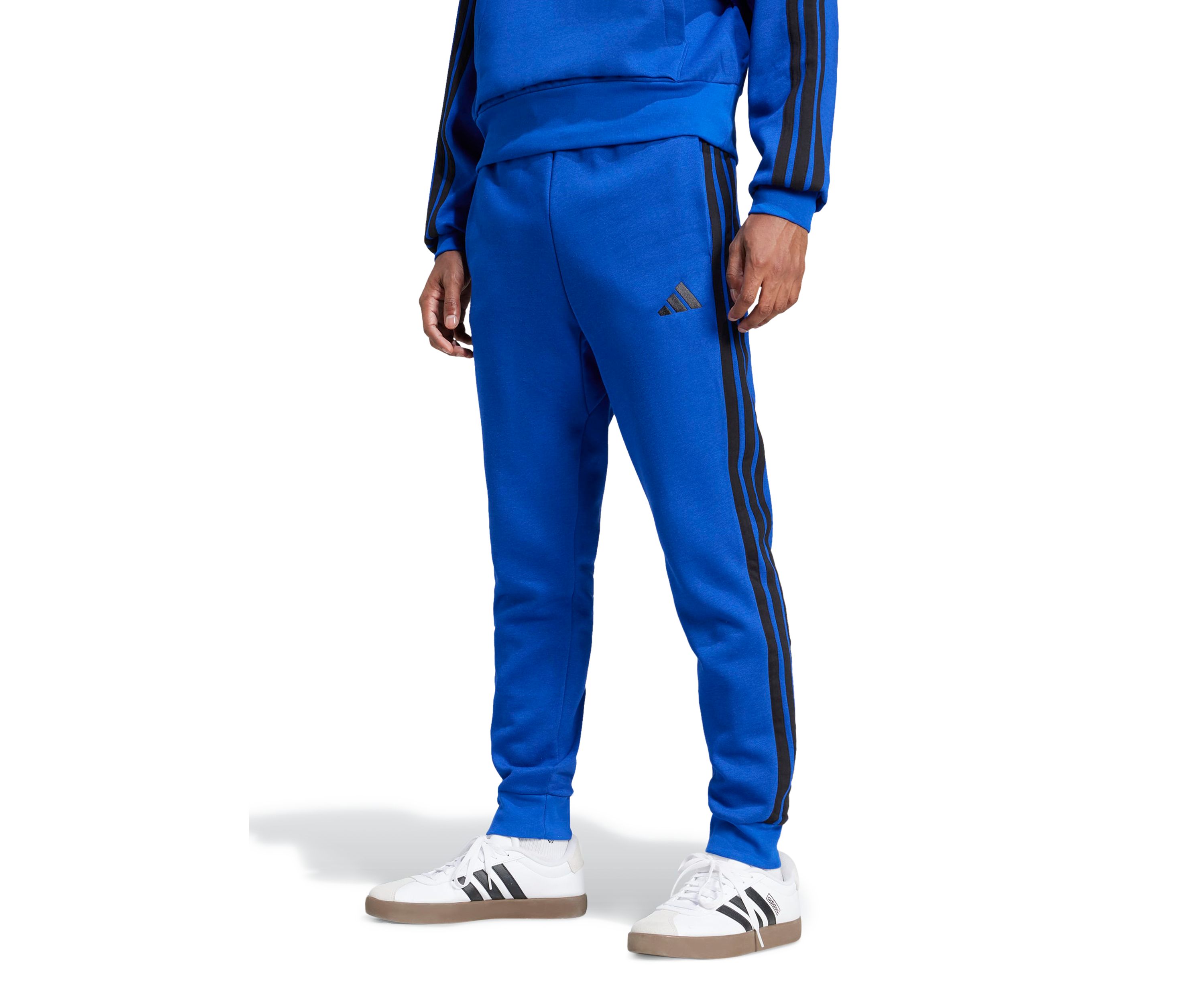 Essentials 3-Stripes Open Hem Fleece Pants