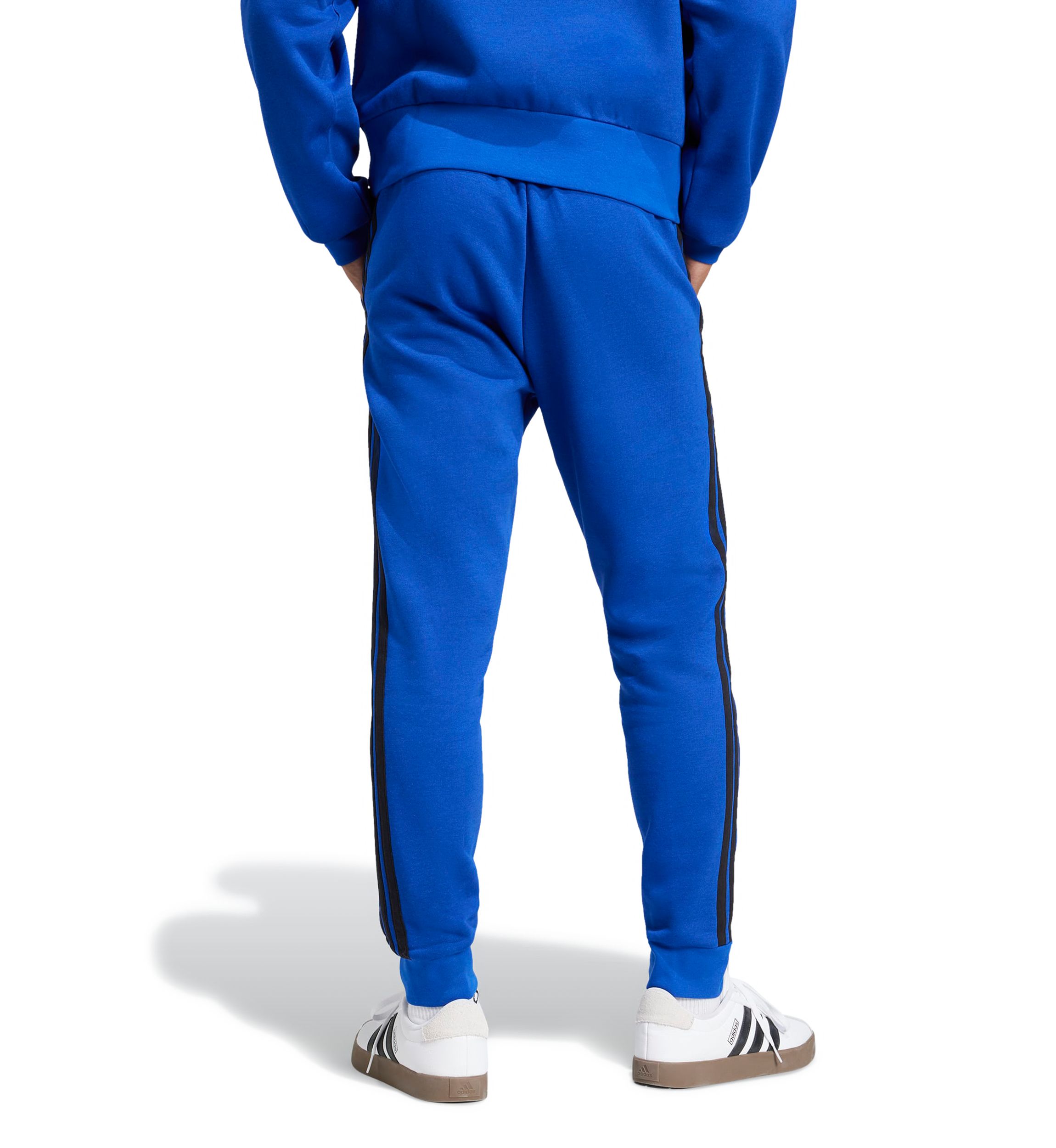 Essentials 3-Stripes Open Hem Fleece Pants