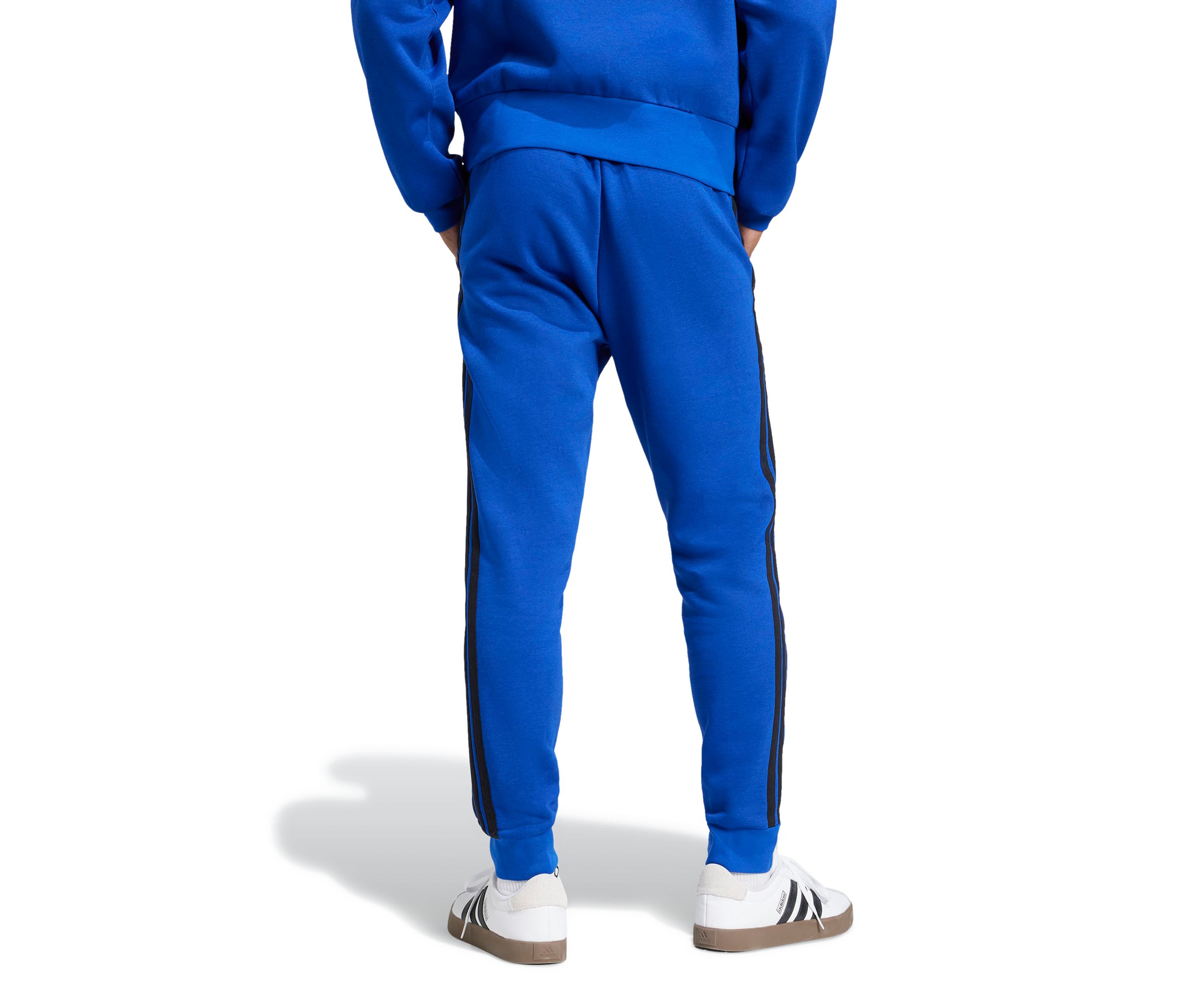 Essentials 3-Stripes Open Hem Fleece Pants
