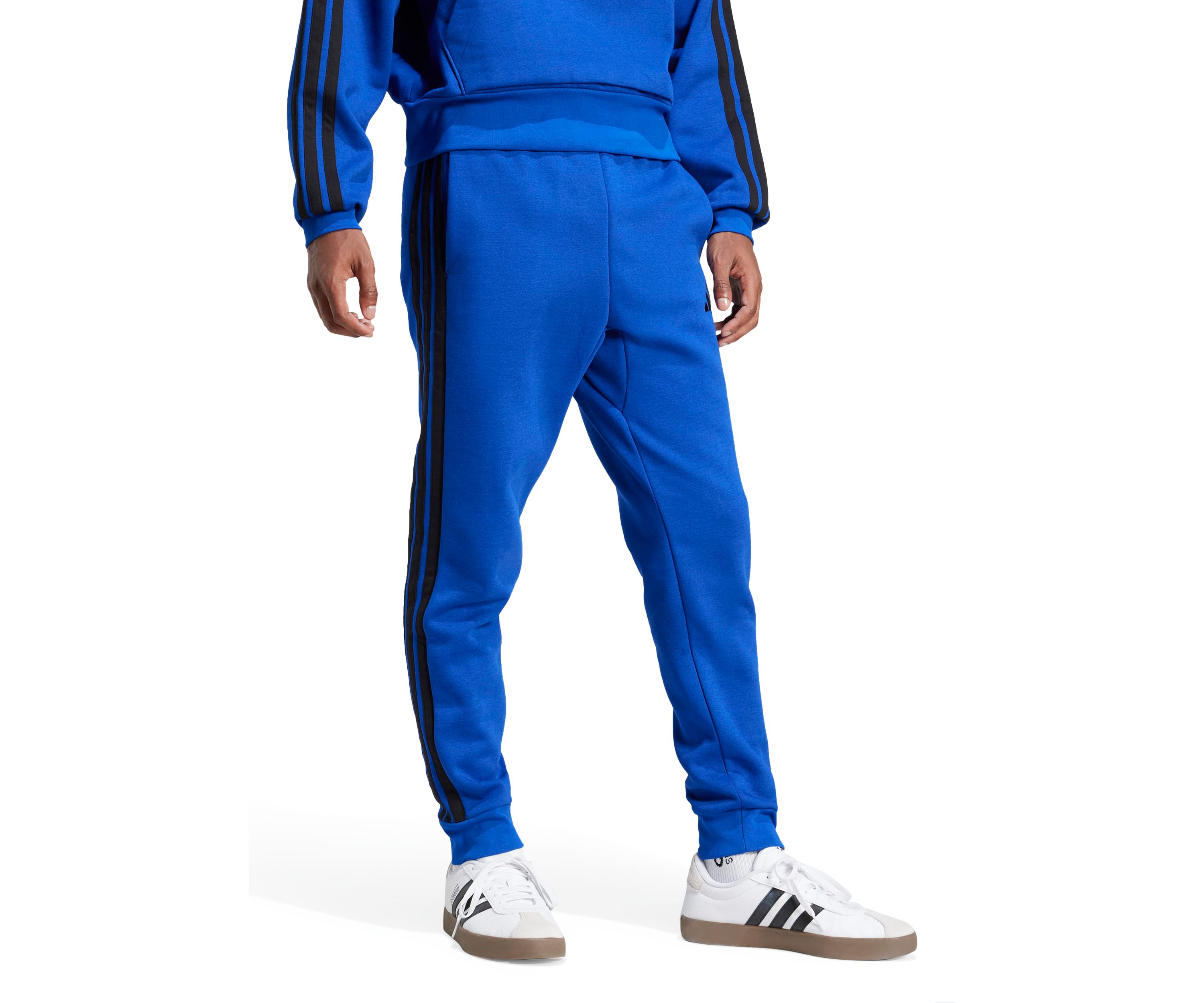 Essentials 3-Stripes Open Hem Fleece Pants
