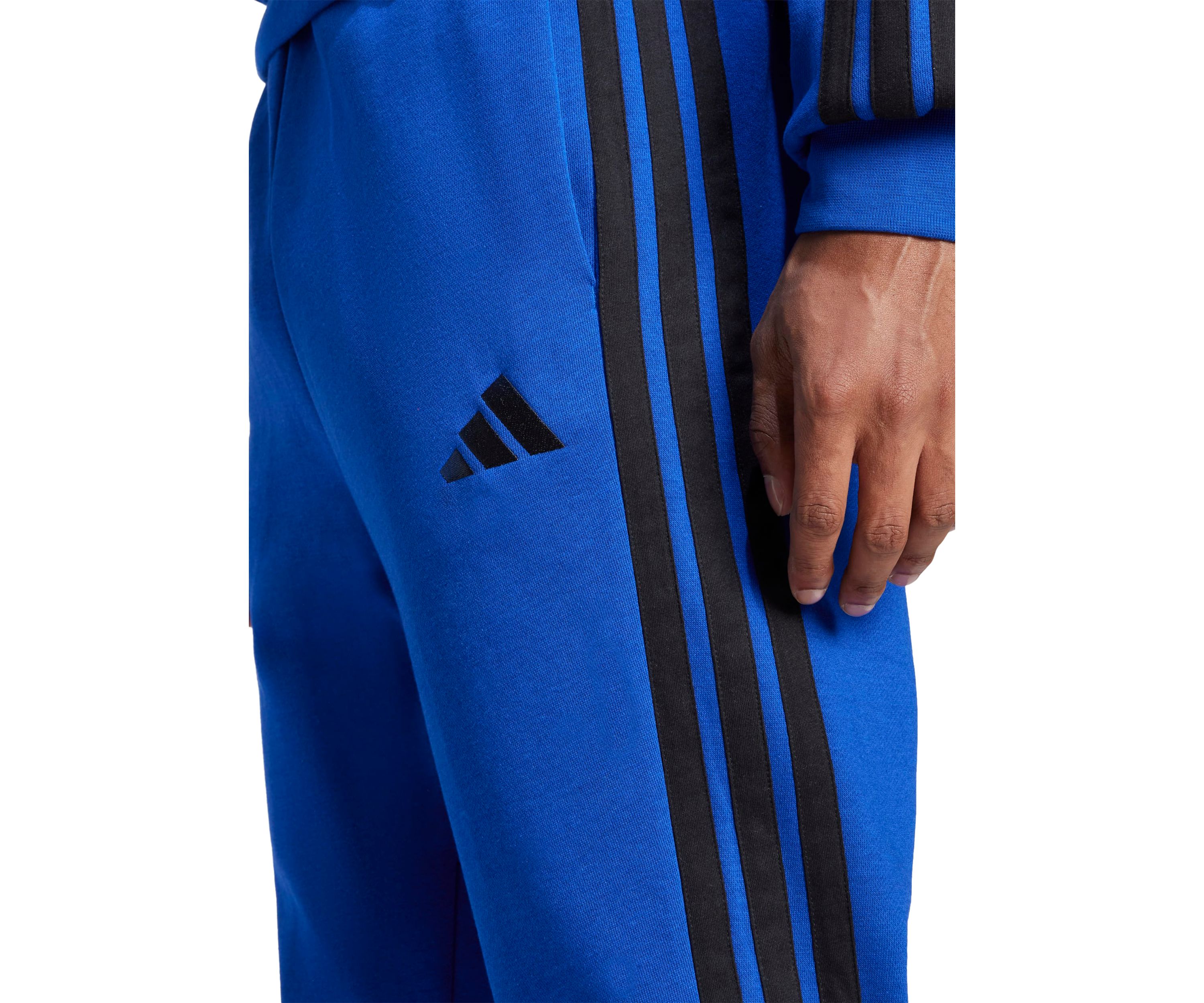 Essentials 3-Stripes Open Hem Fleece Pants