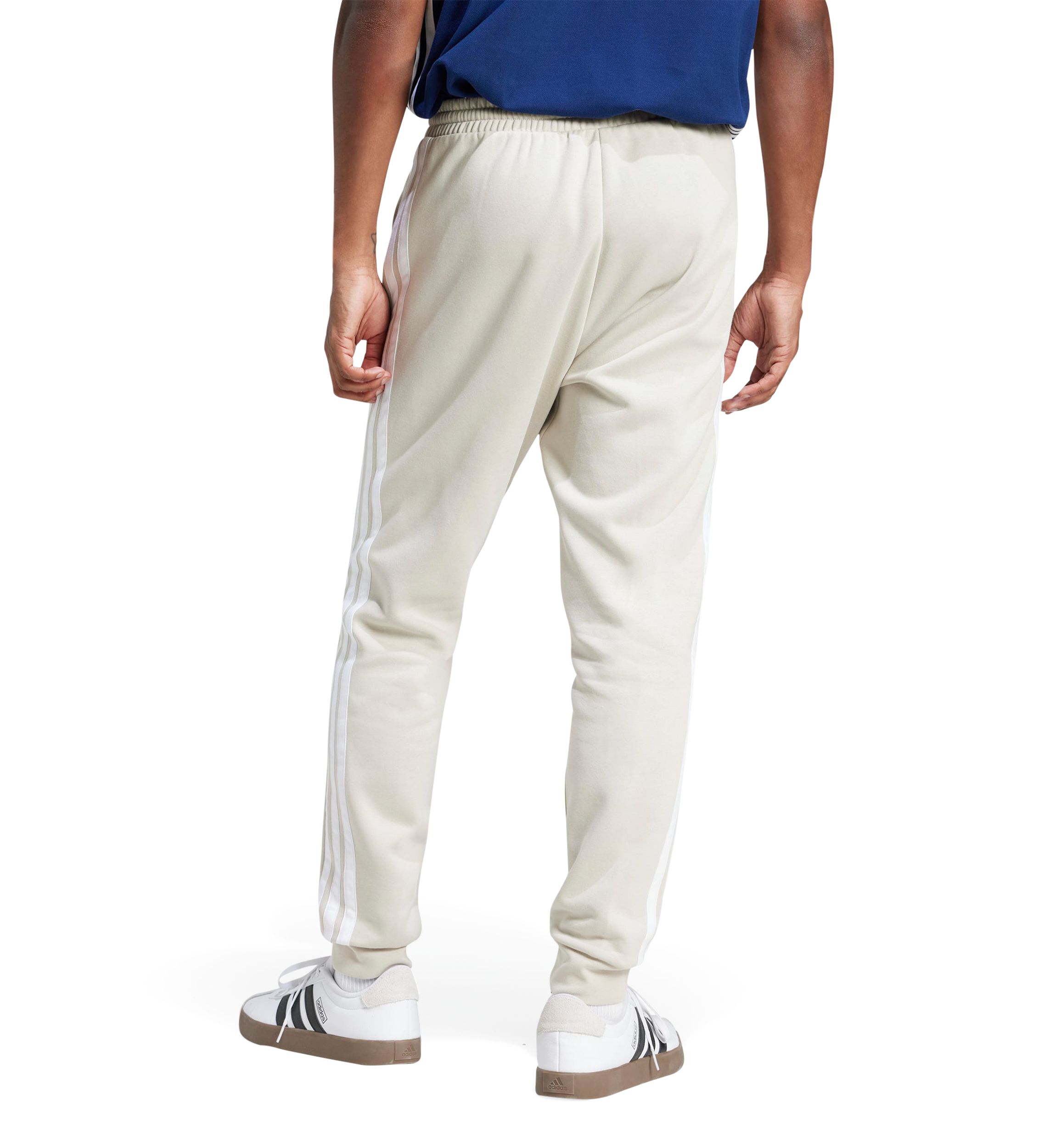 Essentials 3-Stripes Open Hem Fleece Pants