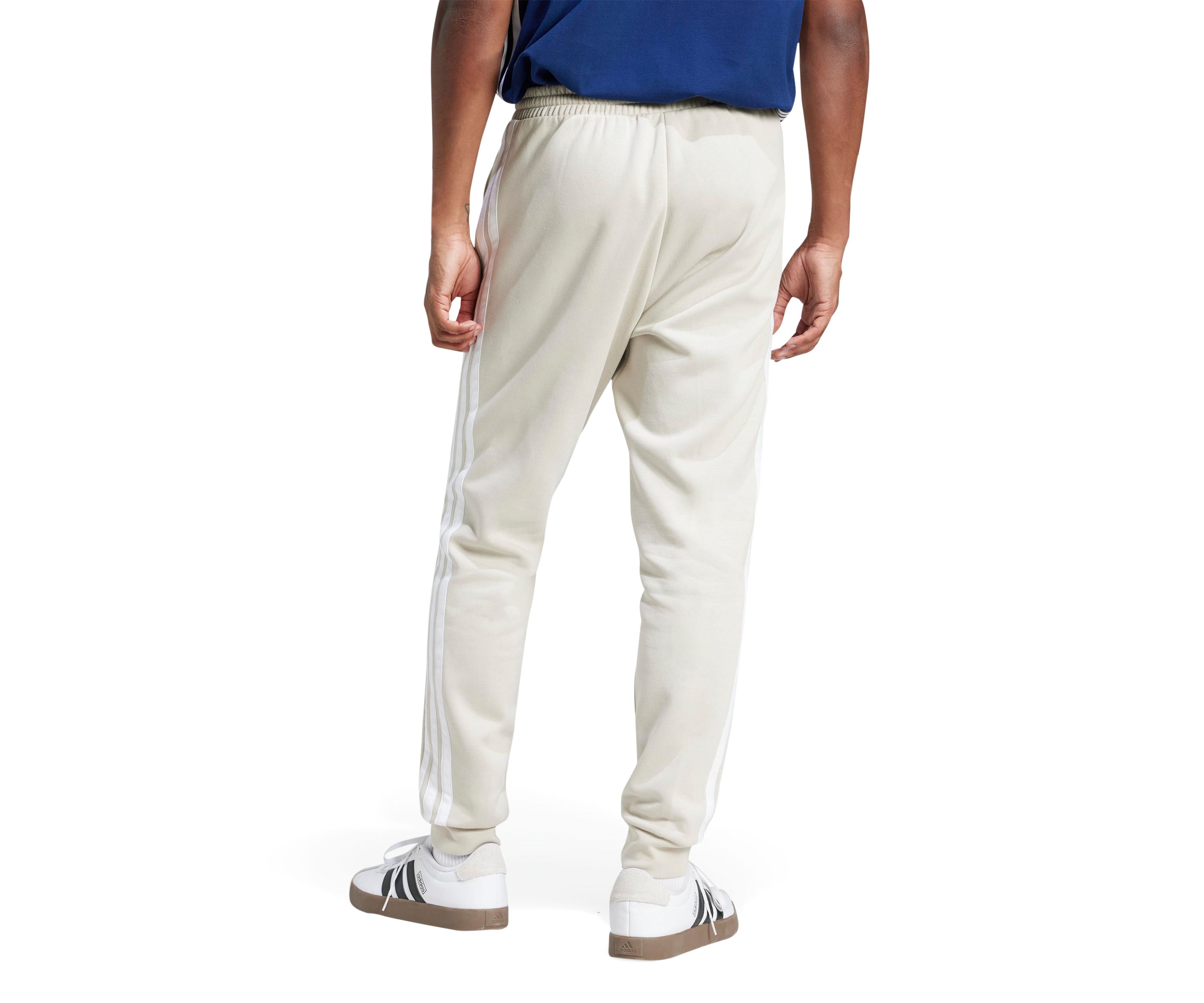 Essentials 3-Stripes Open Hem Fleece Pants