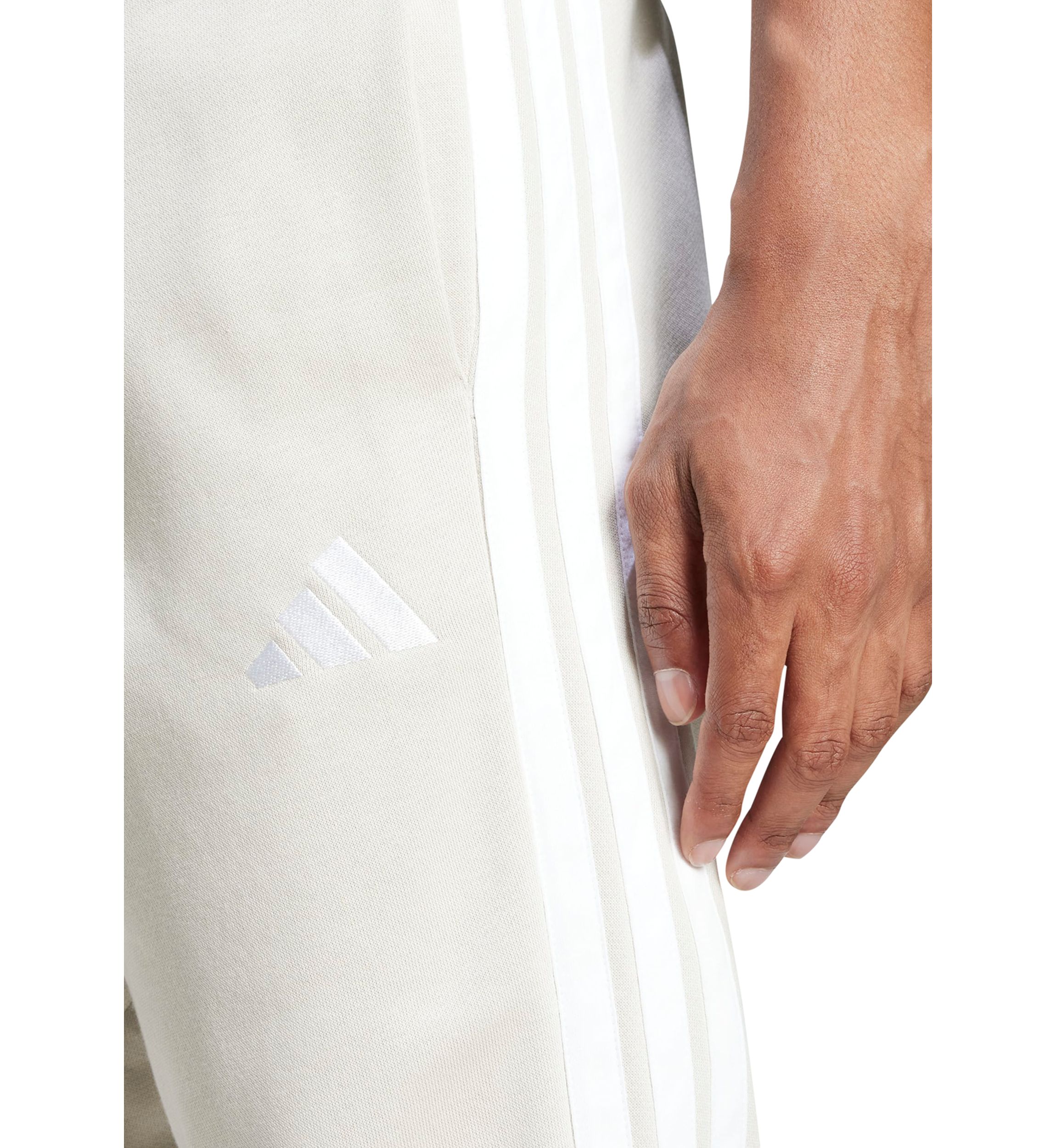 Essentials 3-Stripes Open Hem Fleece Pants