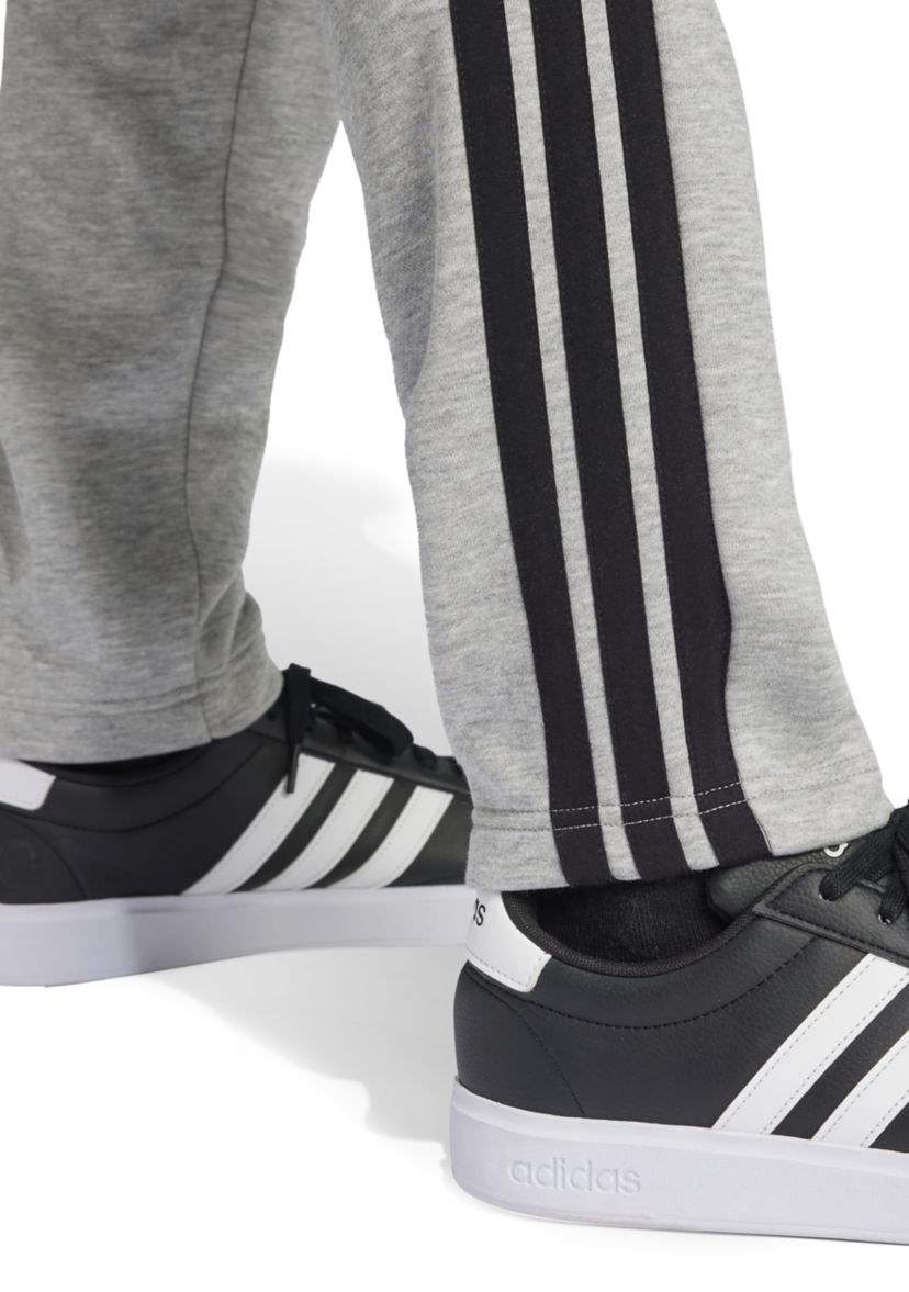 Essentials 3-Stripes Open Hem Fleece Pants