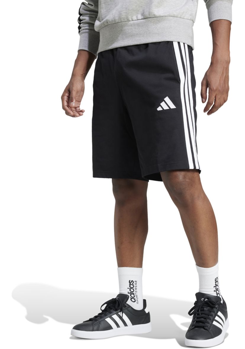 Essentials Three Stripes Single Jersey Shorts - 10"
