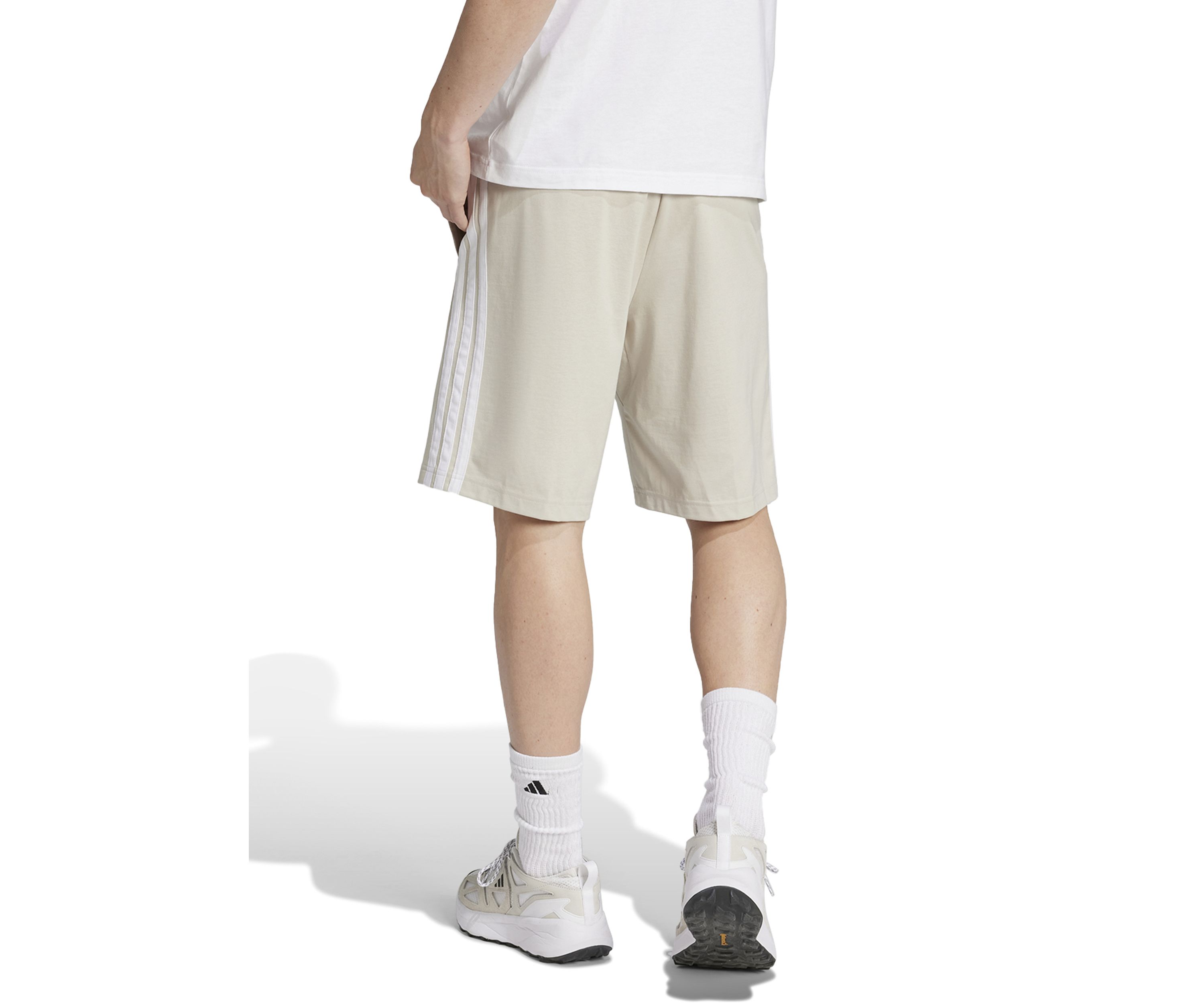 	 Essentials Three Stripes Single Jersey Shorts - 10"