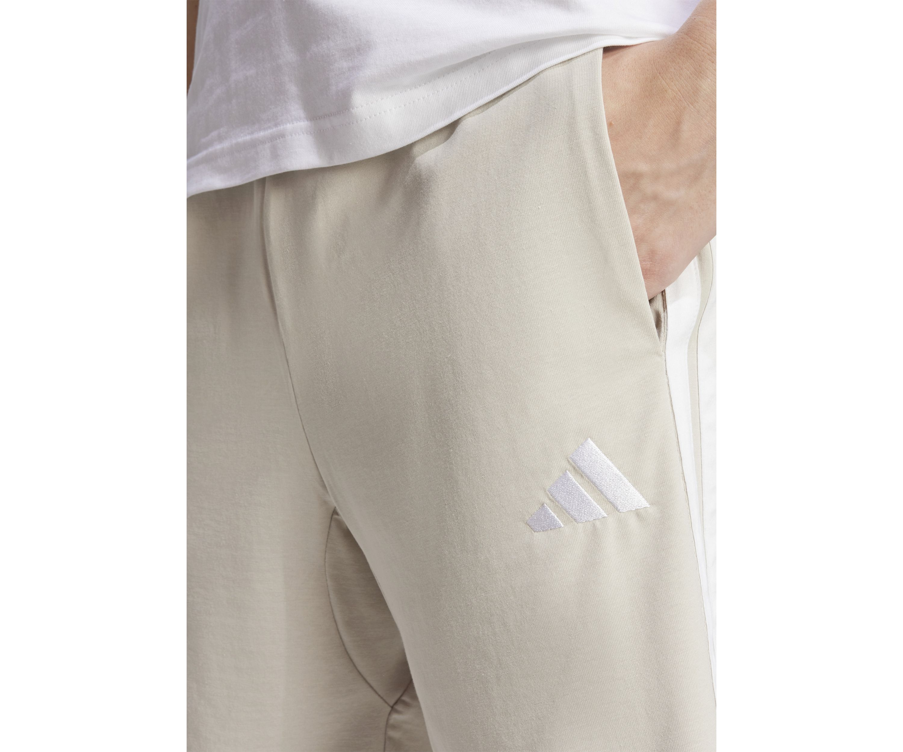 	 Essentials Three Stripes Single Jersey Shorts - 10"
