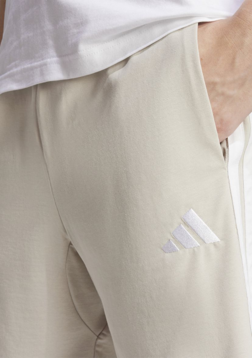 	 Essentials Three Stripes Single Jersey Shorts - 10"