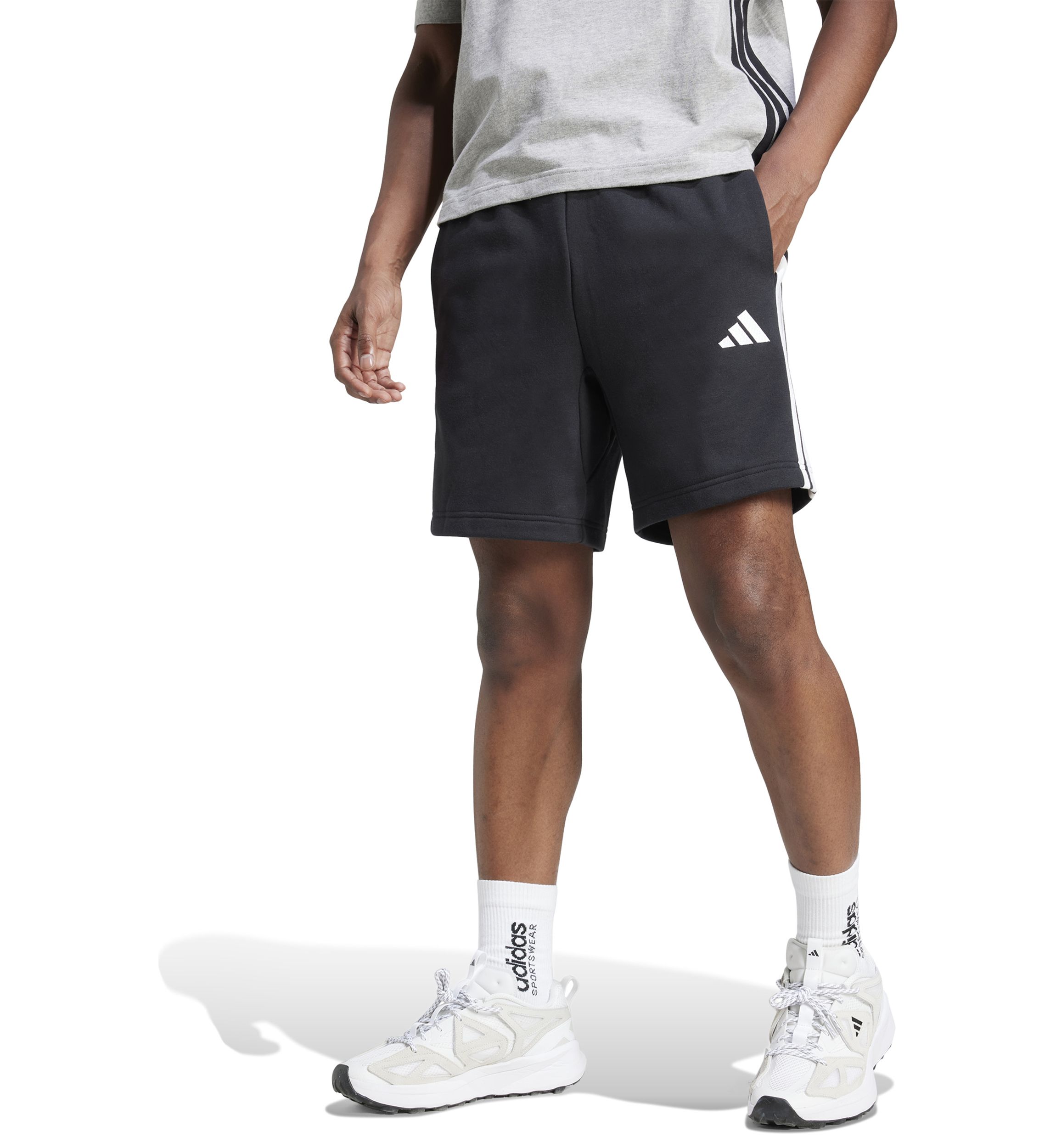 Big & Tall 3 Stripe French Terry Shorts