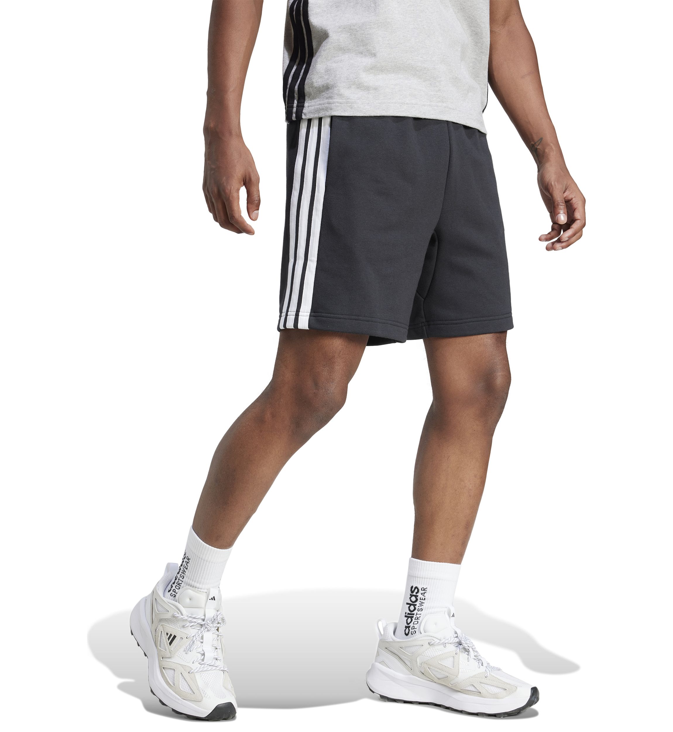 Big & Tall 3 Stripe French Terry Shorts