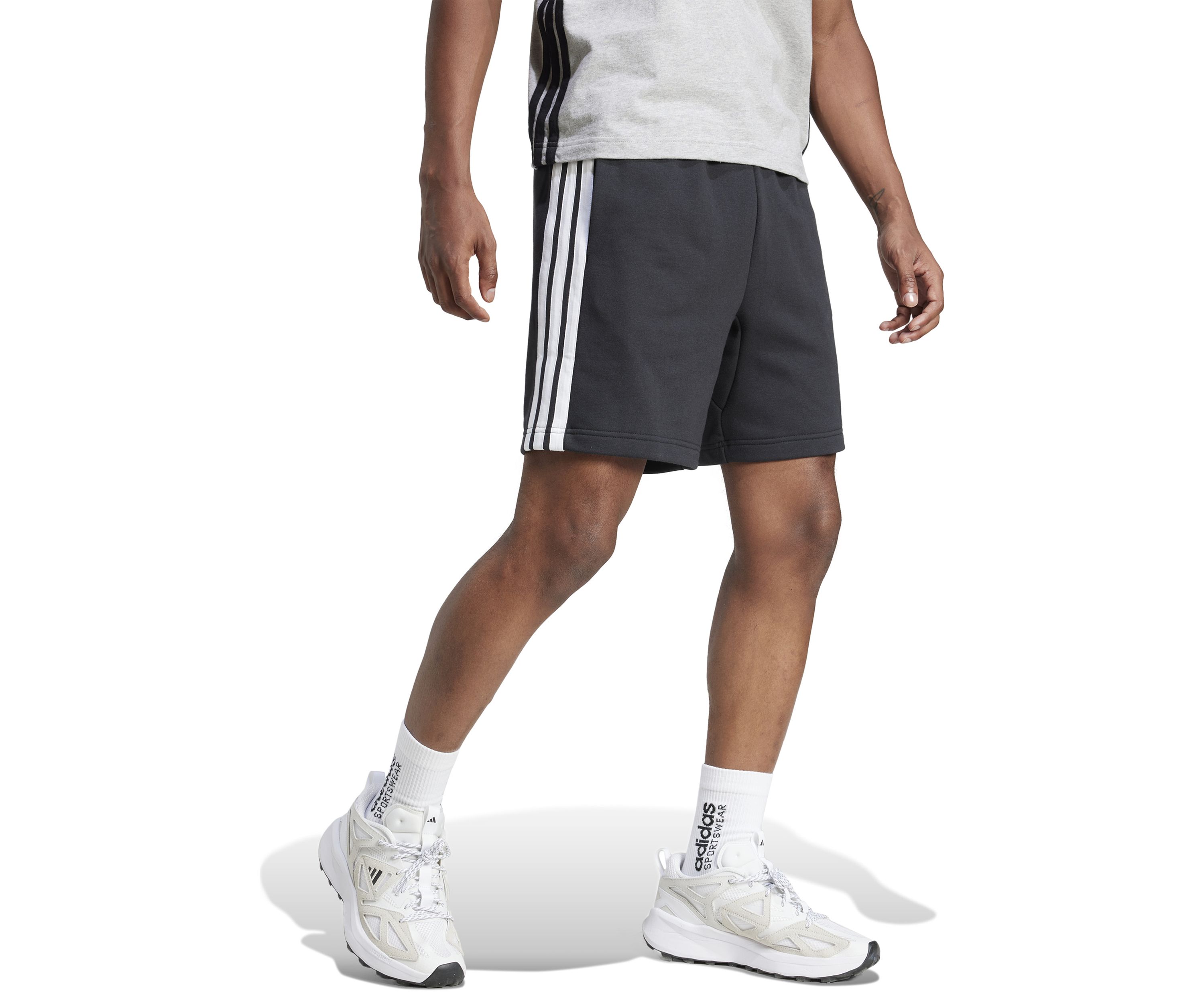 Big & Tall 3 Stripe French Terry Shorts