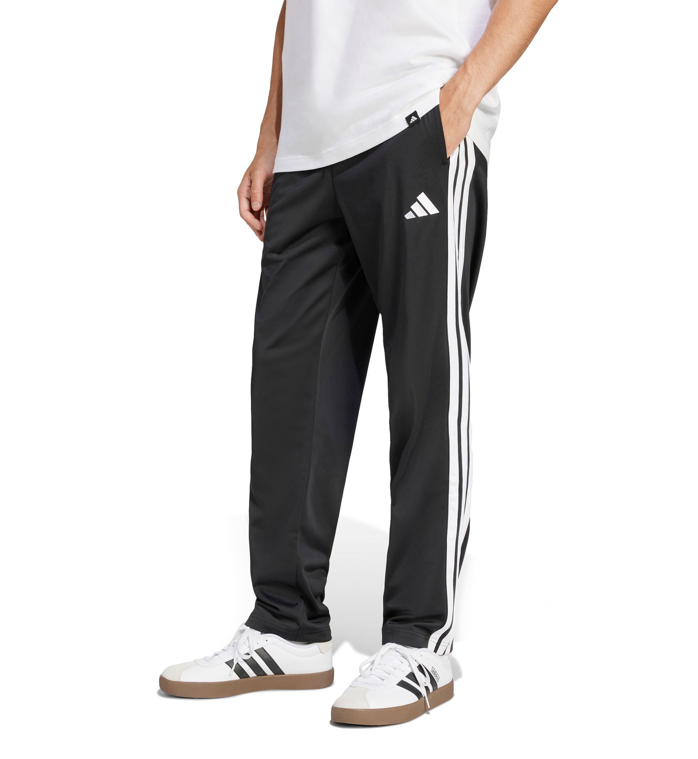 3-Stripes Tricot Regular-Fit Open Hem Track Pants