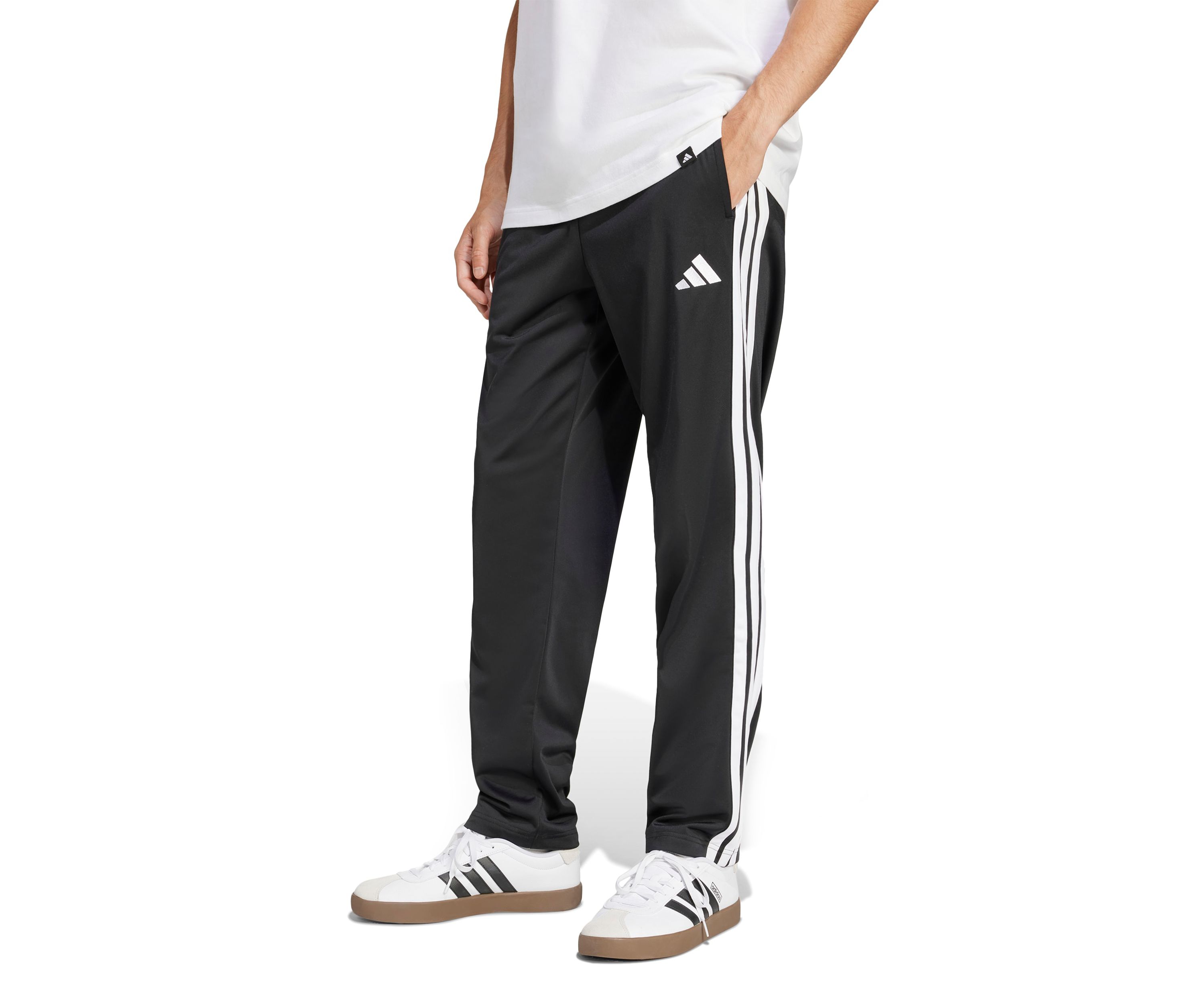 3-Stripes Tricot Regular-Fit Open Hem Track Pants