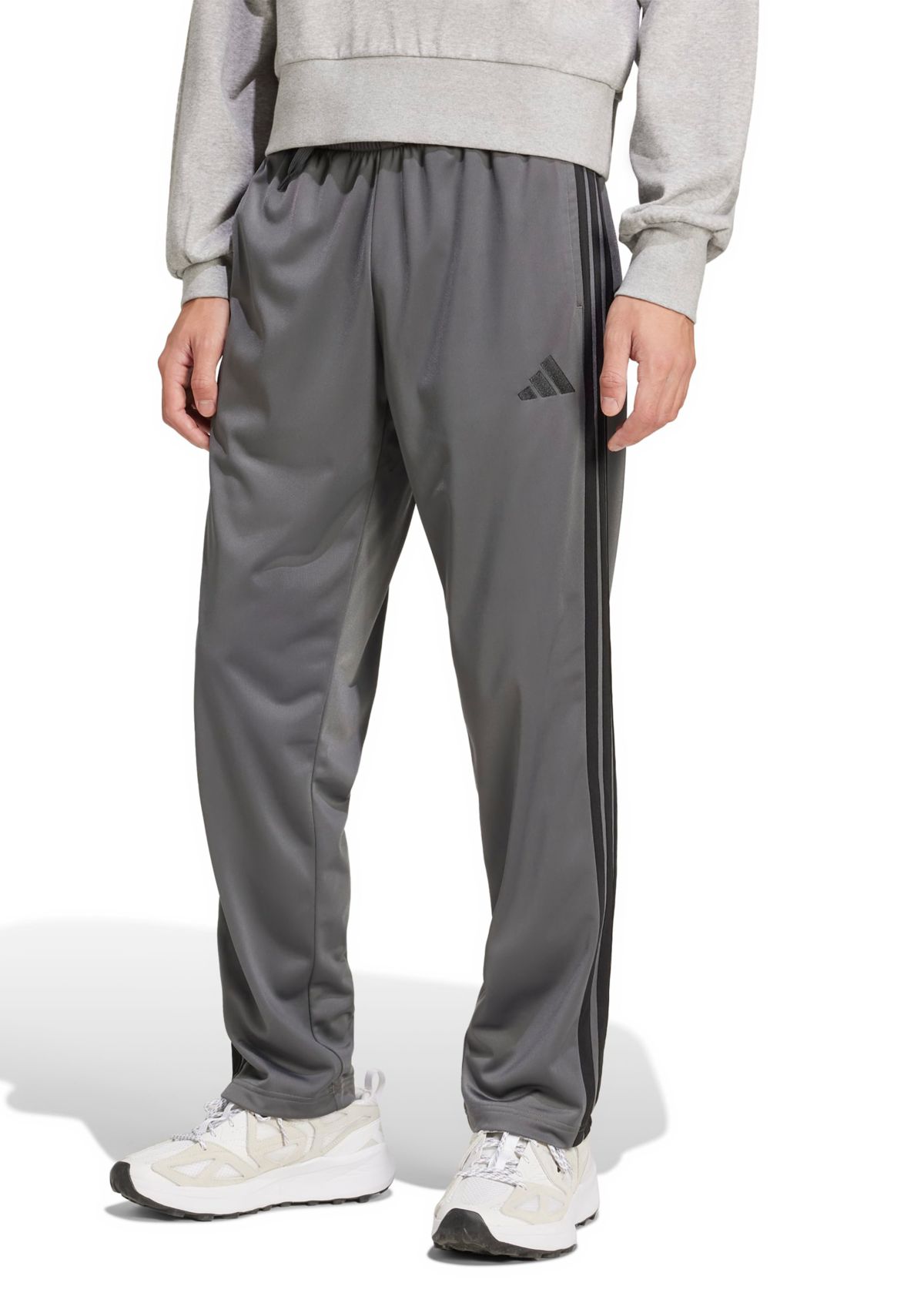 3-Stripes Tricot Regular-Fit Open Hem Track Pants