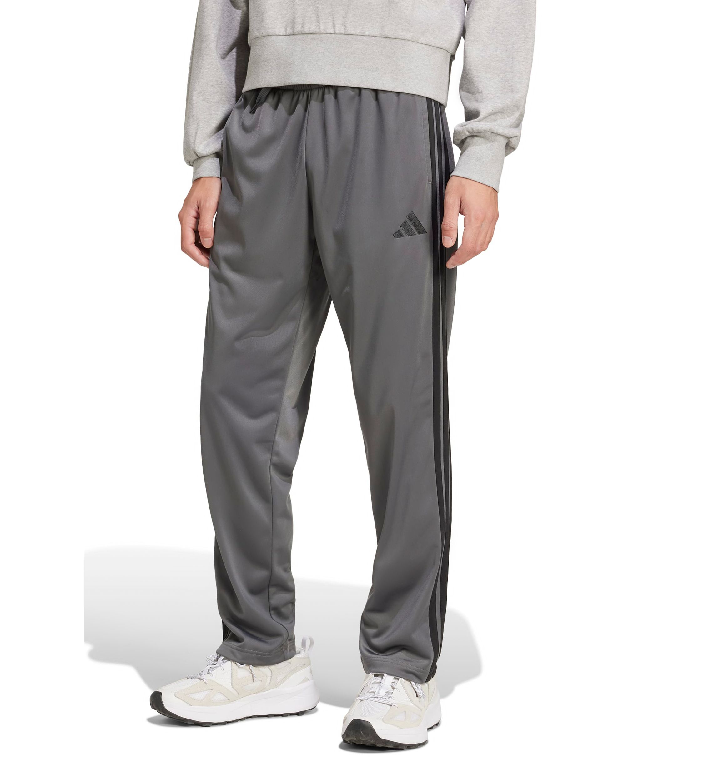 adidas 3-Stripes Tricot Regular-Fit Open Hem Track Pants | Belk