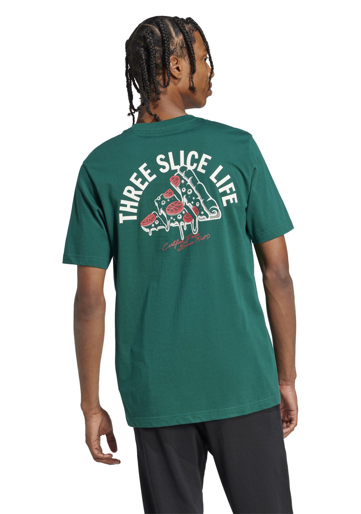 Big & Tall Pizza Graphic T-Shirt