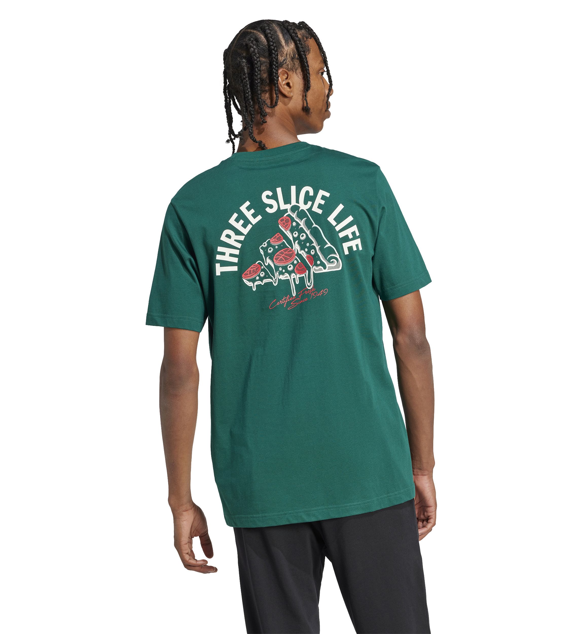 Big & Tall Pizza Graphic T-Shirt