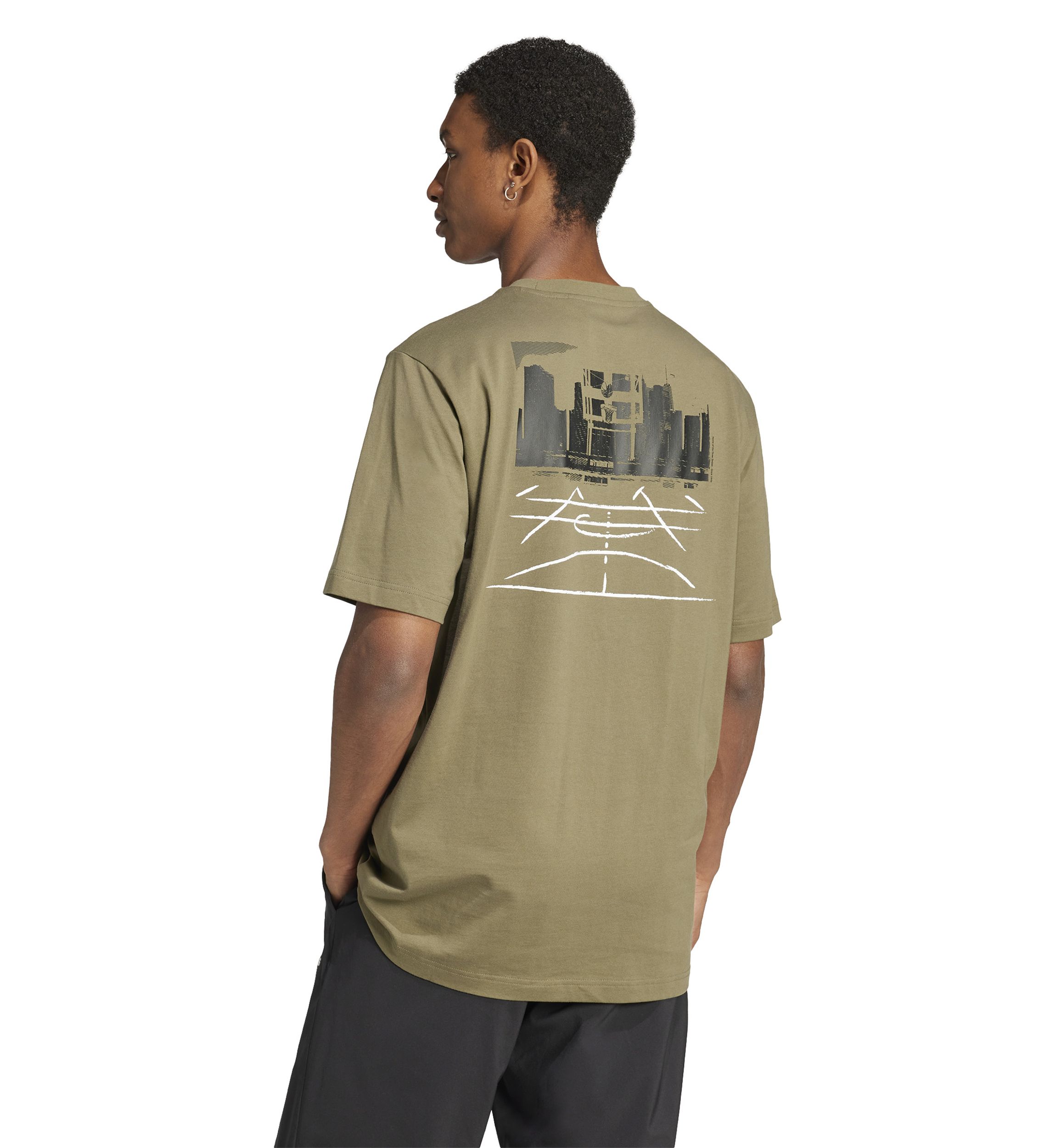Big & Tall Photo Court Graphic T-Shirt