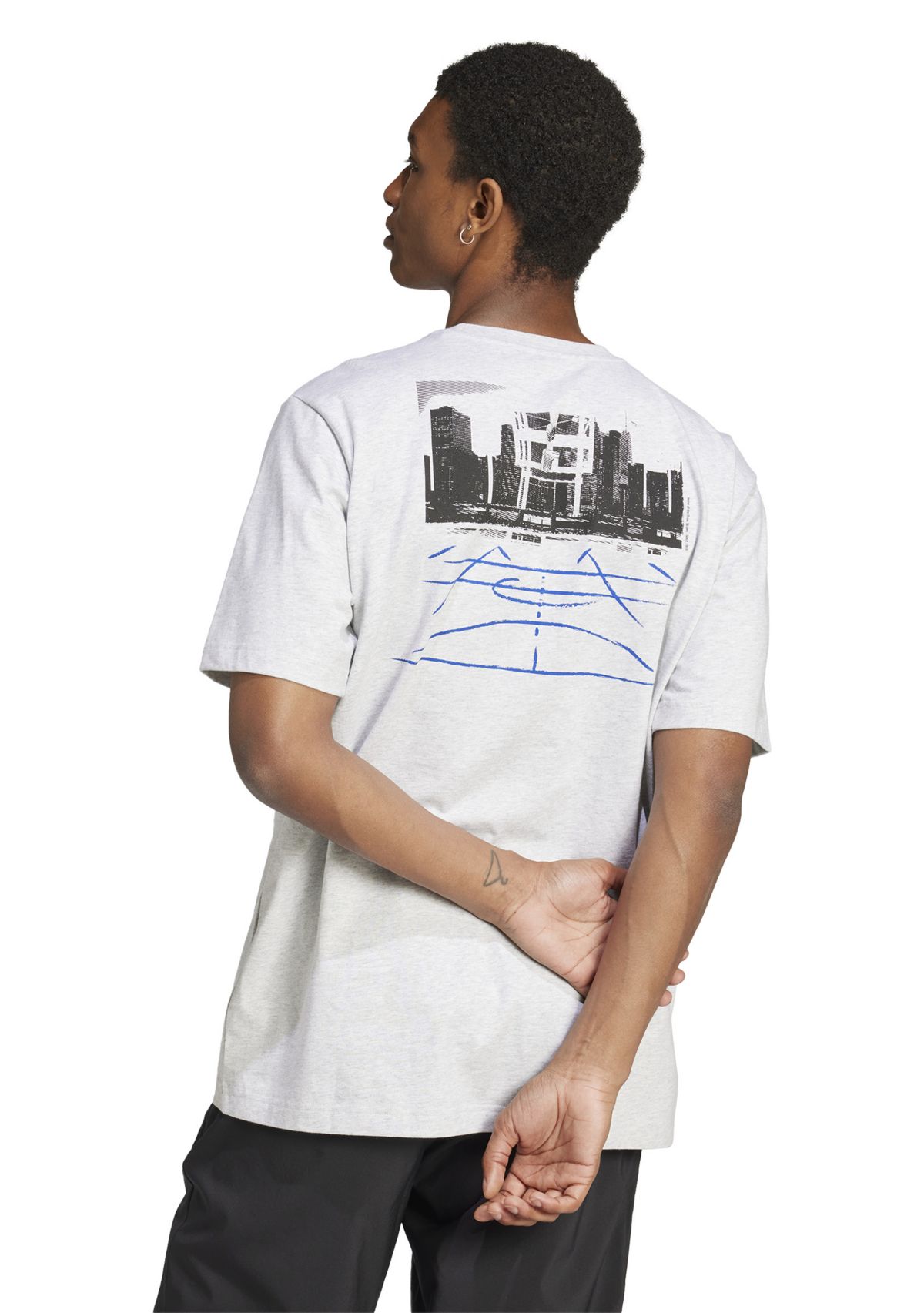 Big & Tall Photo Court Graphic T-Shirt