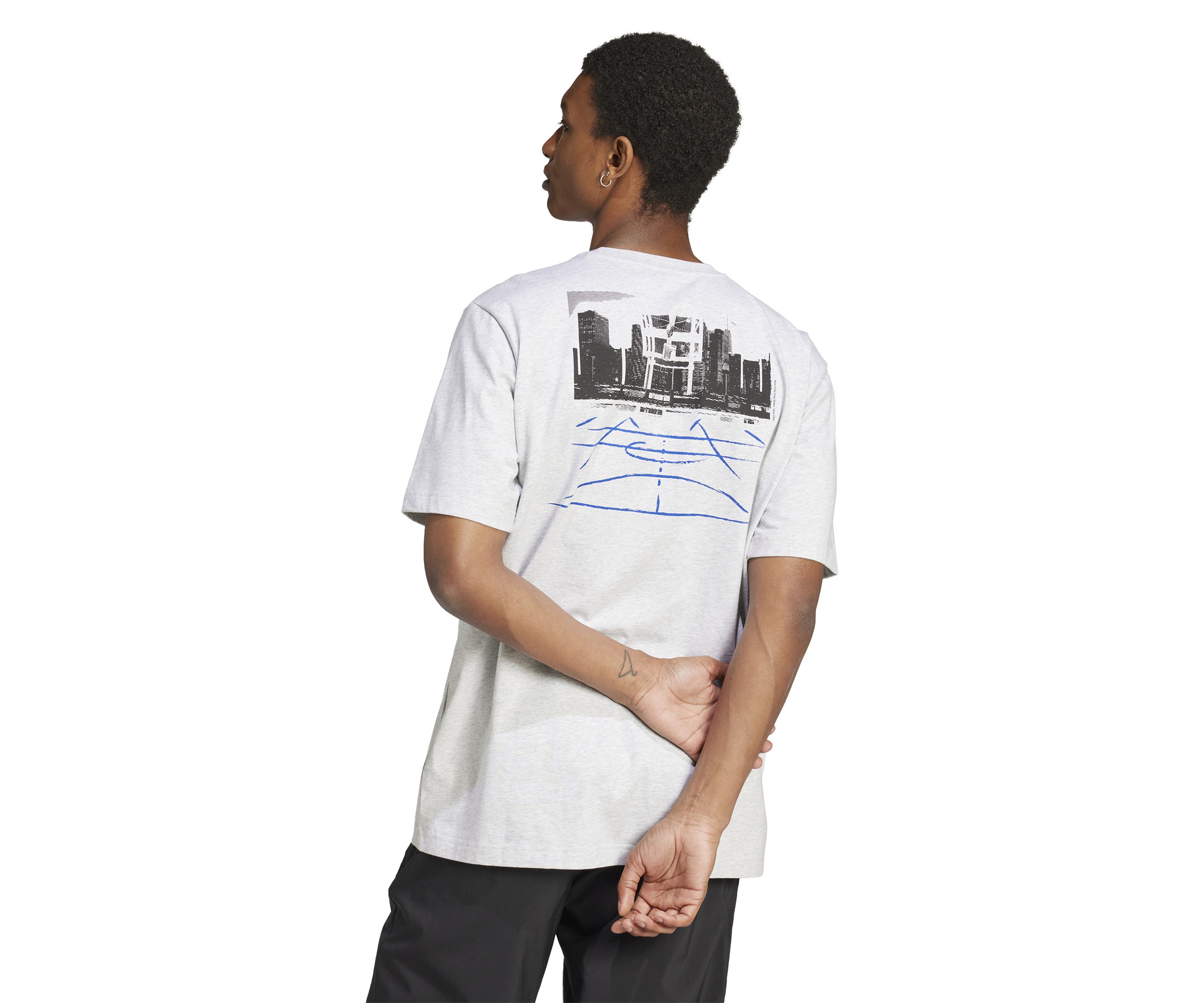 Big & Tall Photo Court Graphic T-Shirt