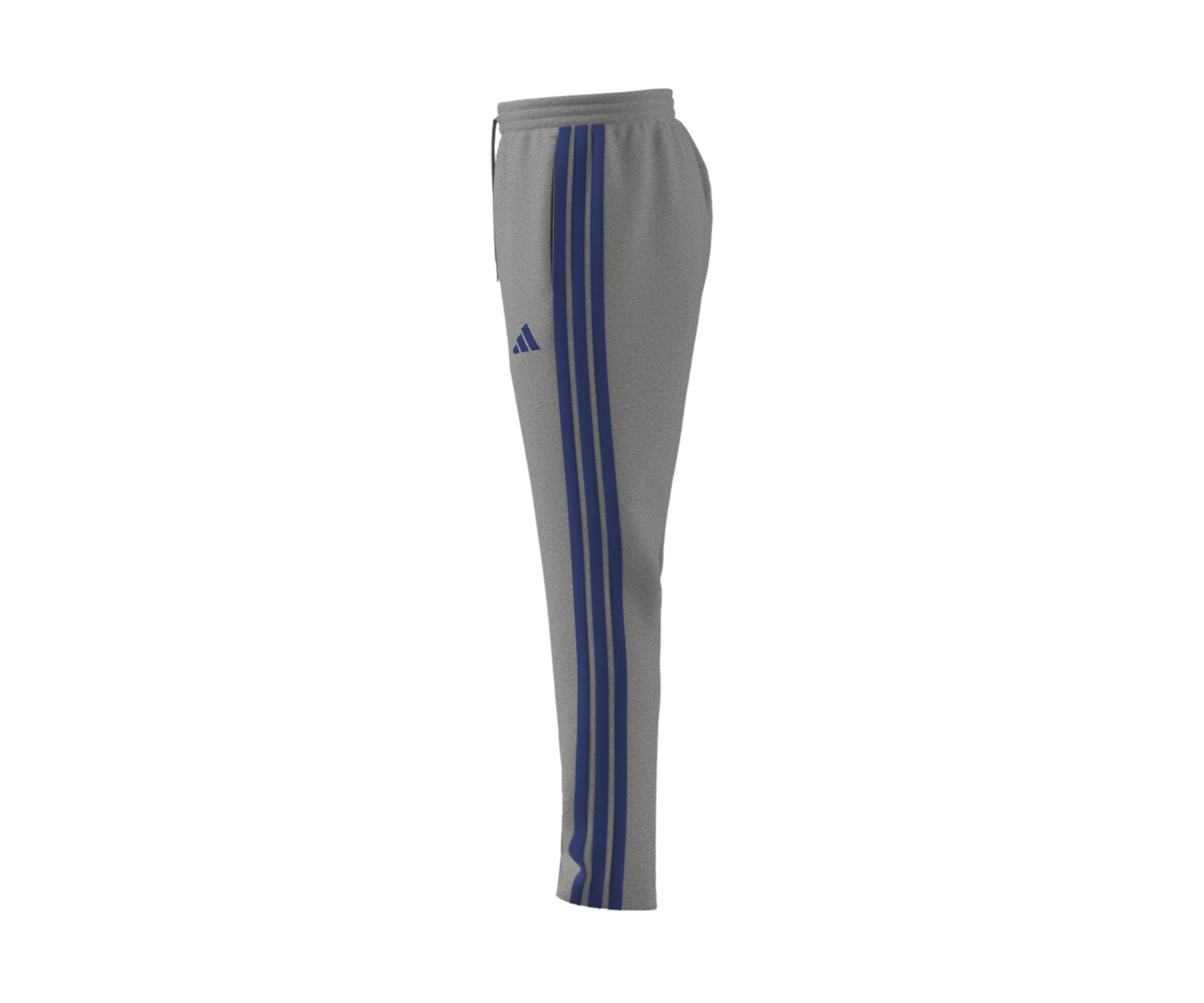 Essentials 3 Stripe Open Bottom Fleece Pants