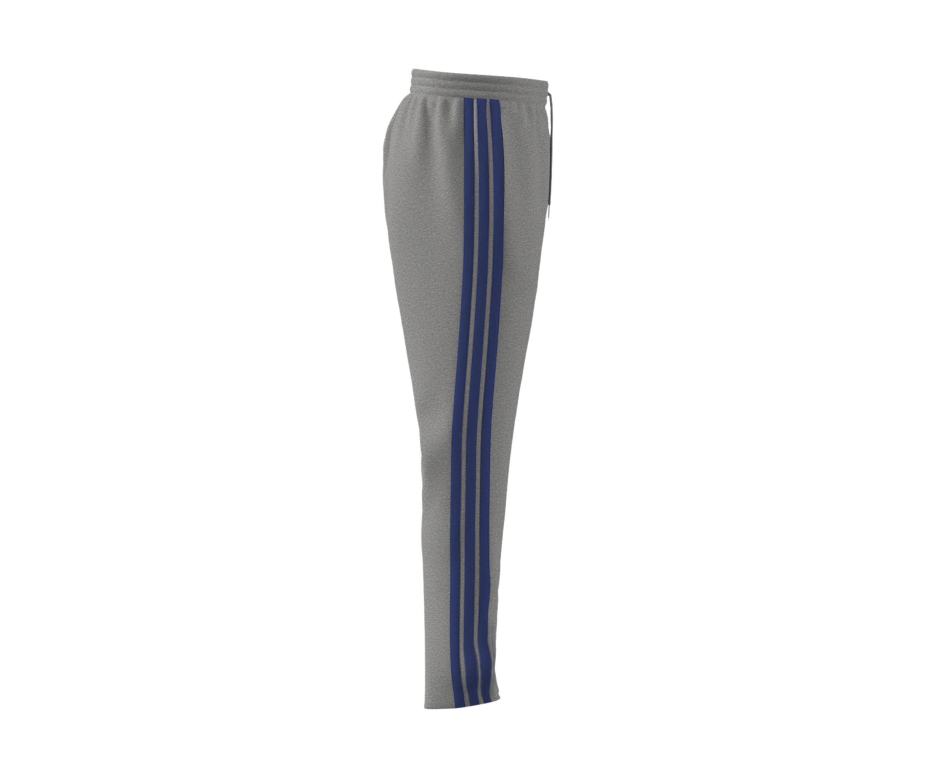 Essentials 3 Stripe Open Bottom Fleece Pants