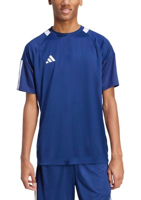 adidas Sereno Aeroready 3-Stripes Tee | Belk