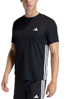 adidas Men's Workout Essentials Base 3-Stripes T-Shirt