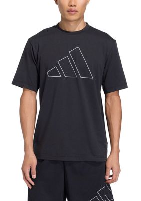 adidas Men's Train Essentials Feelready Training Tee, Black, Small