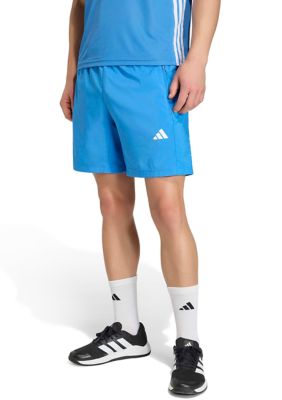 adidas Men's Workout Essentials Base Woven Shorts, Blue, L 7