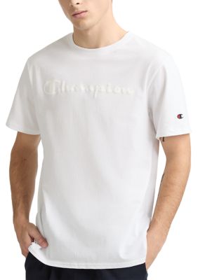 Champion Men's Classic Graphic T-Shirt, White, 2XL