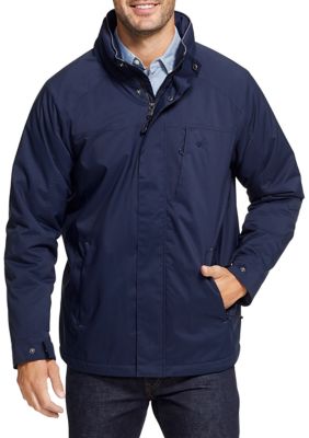 Izod men's water resistant midweight sale jacket with polar fleece lining