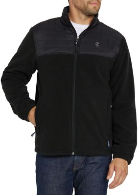 9 Crowns North End Microfleece Polar Fleece Lightweight Full Zip Jacket  (Black, Medium) : : Clothing, Shoes & Accessories