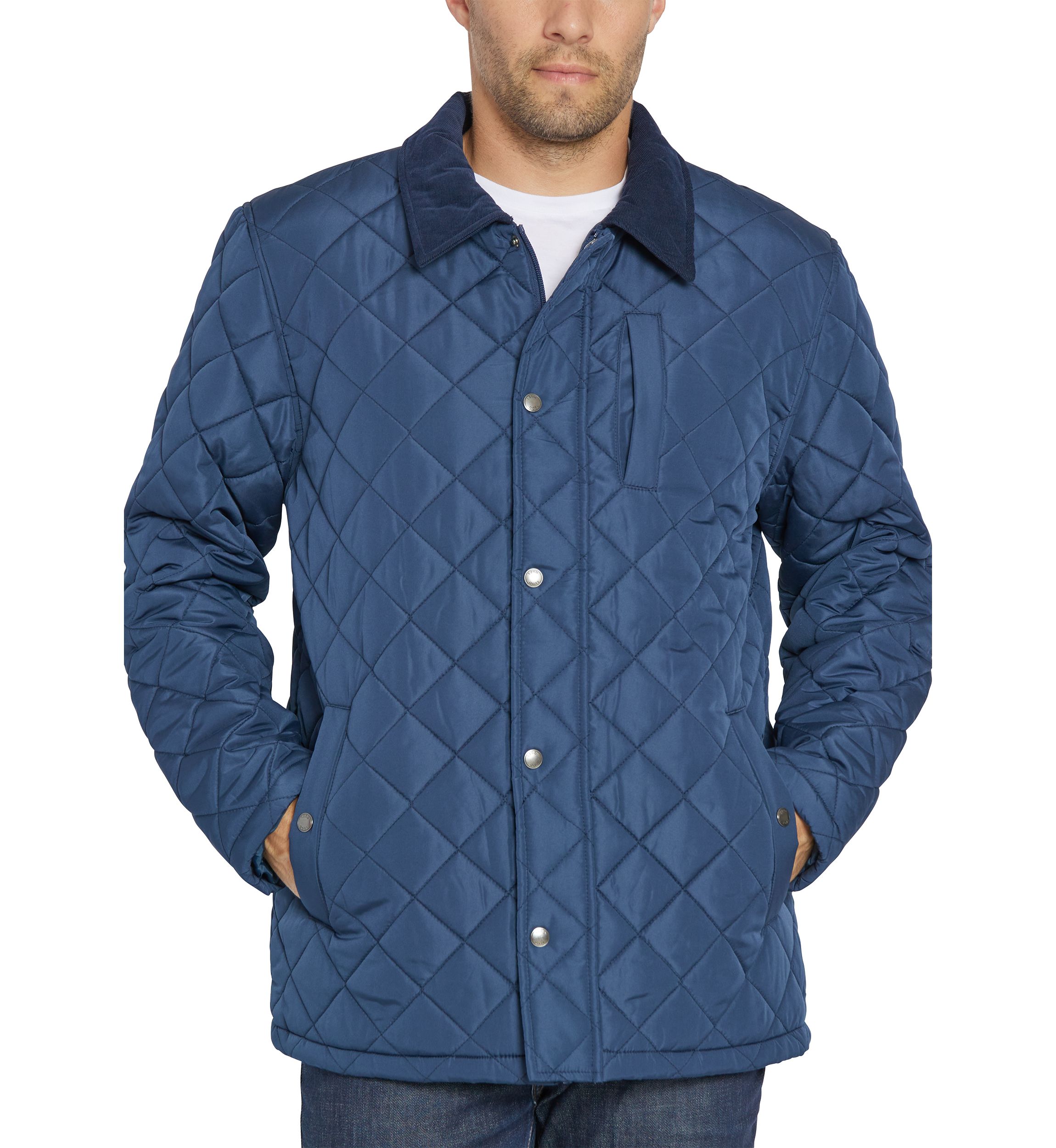 Mens Diamond Quilted Barn Jacket