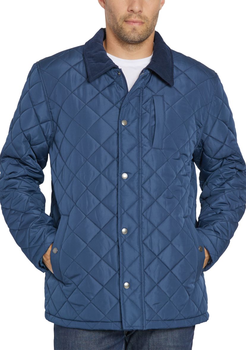 Mens Diamond Quilted Barn Jacket