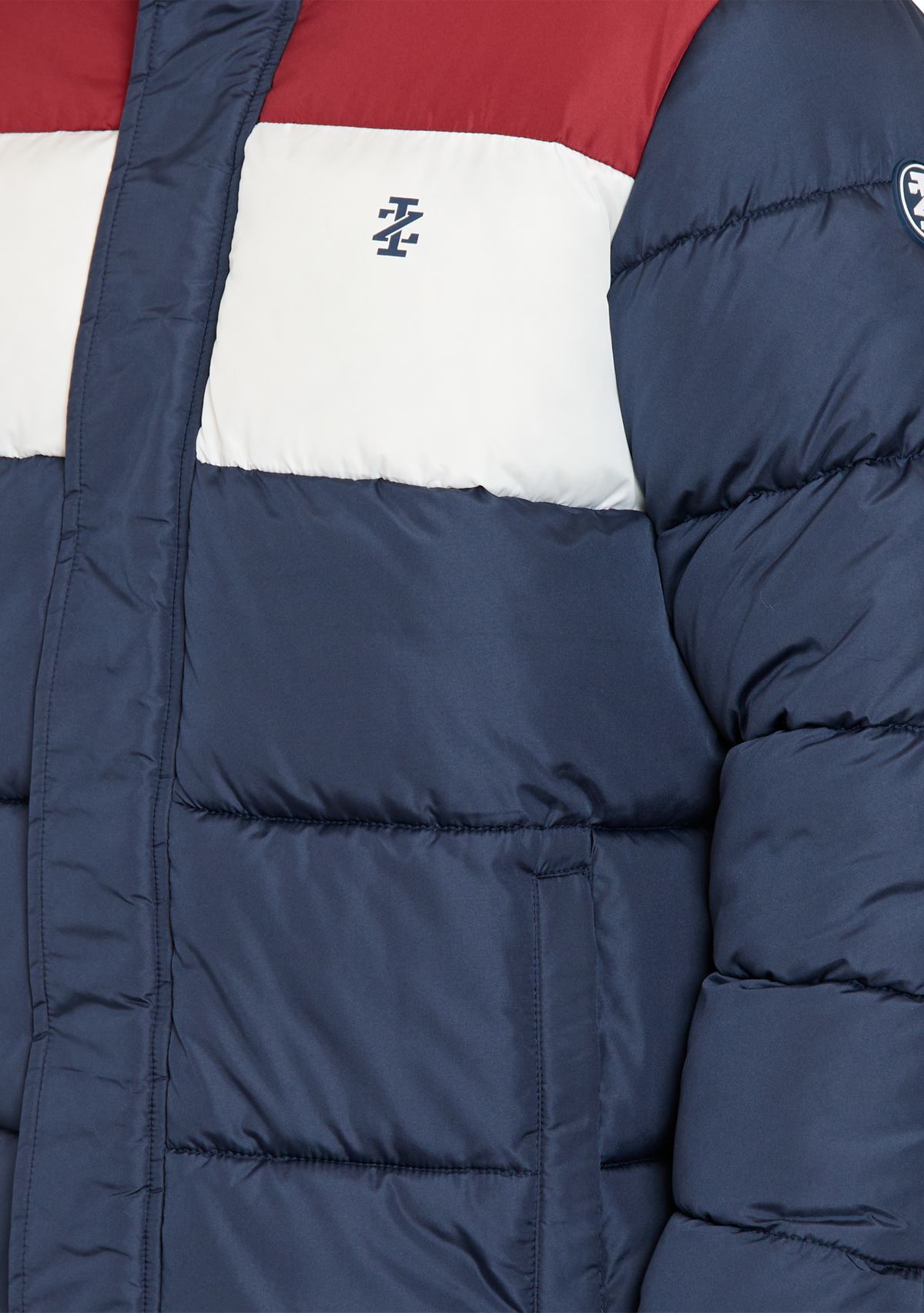 Color Block Puffer Jacket