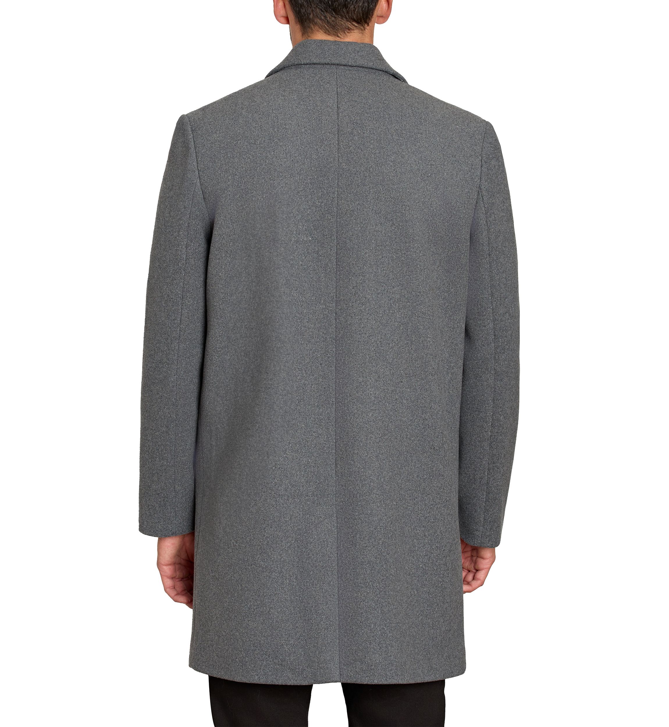 Mens 2-Button Wool Coat 