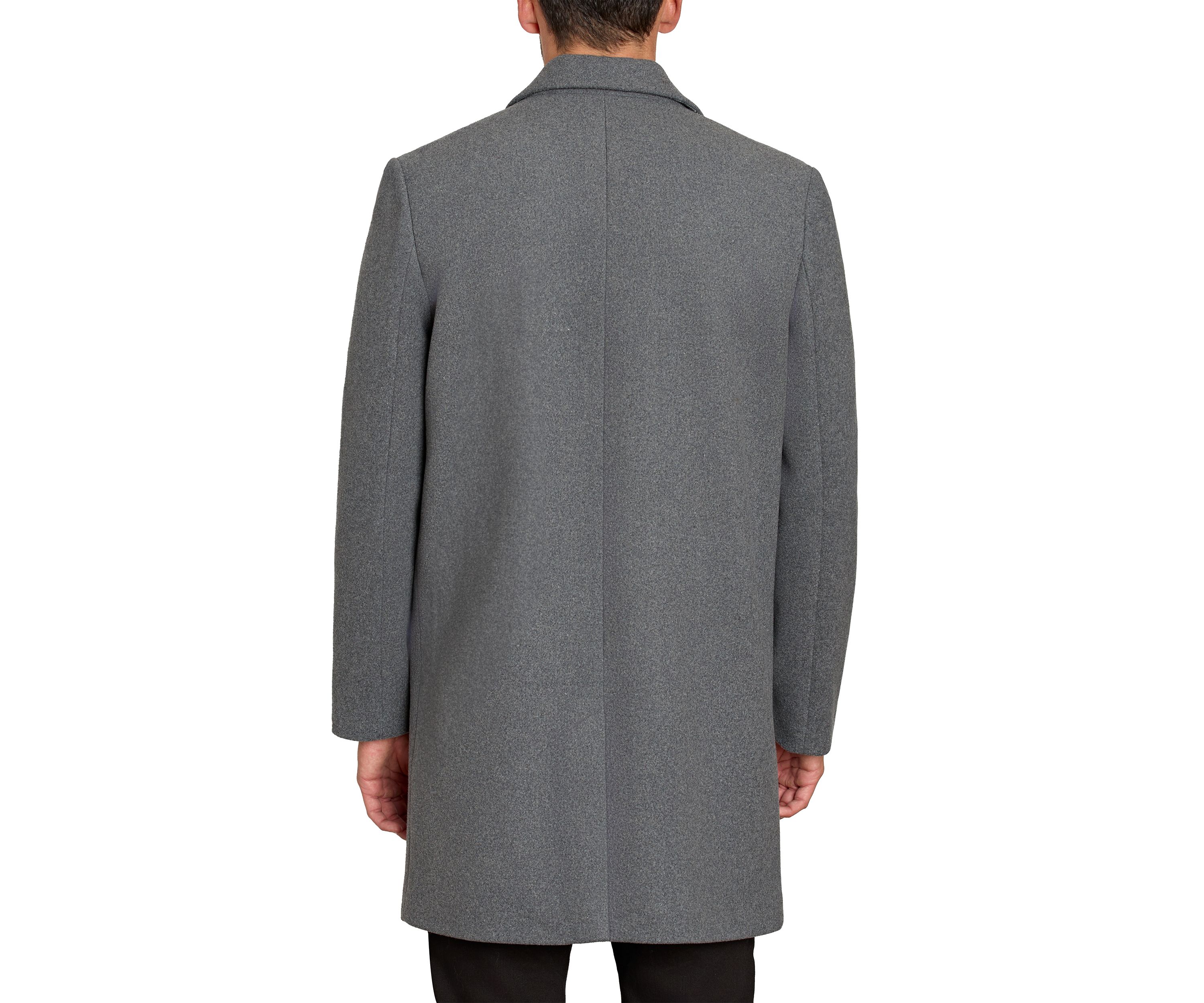 Mens 2-Button Wool Coat 