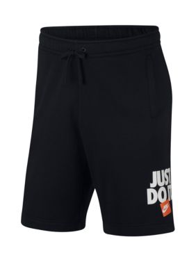 Nike Just Do It Fleece Shorts belk