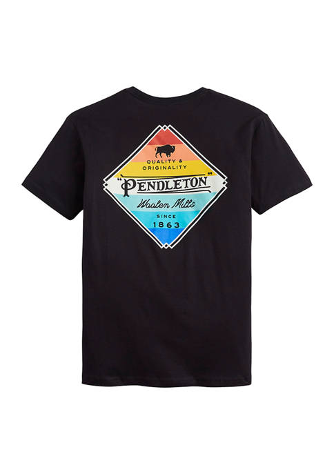 Pendleton Mens Short Sleeve Graphic T-Shirt